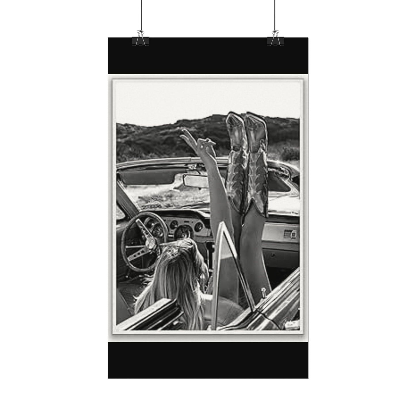 Wild At Heart – Western Textured Watercolor Matte Posters