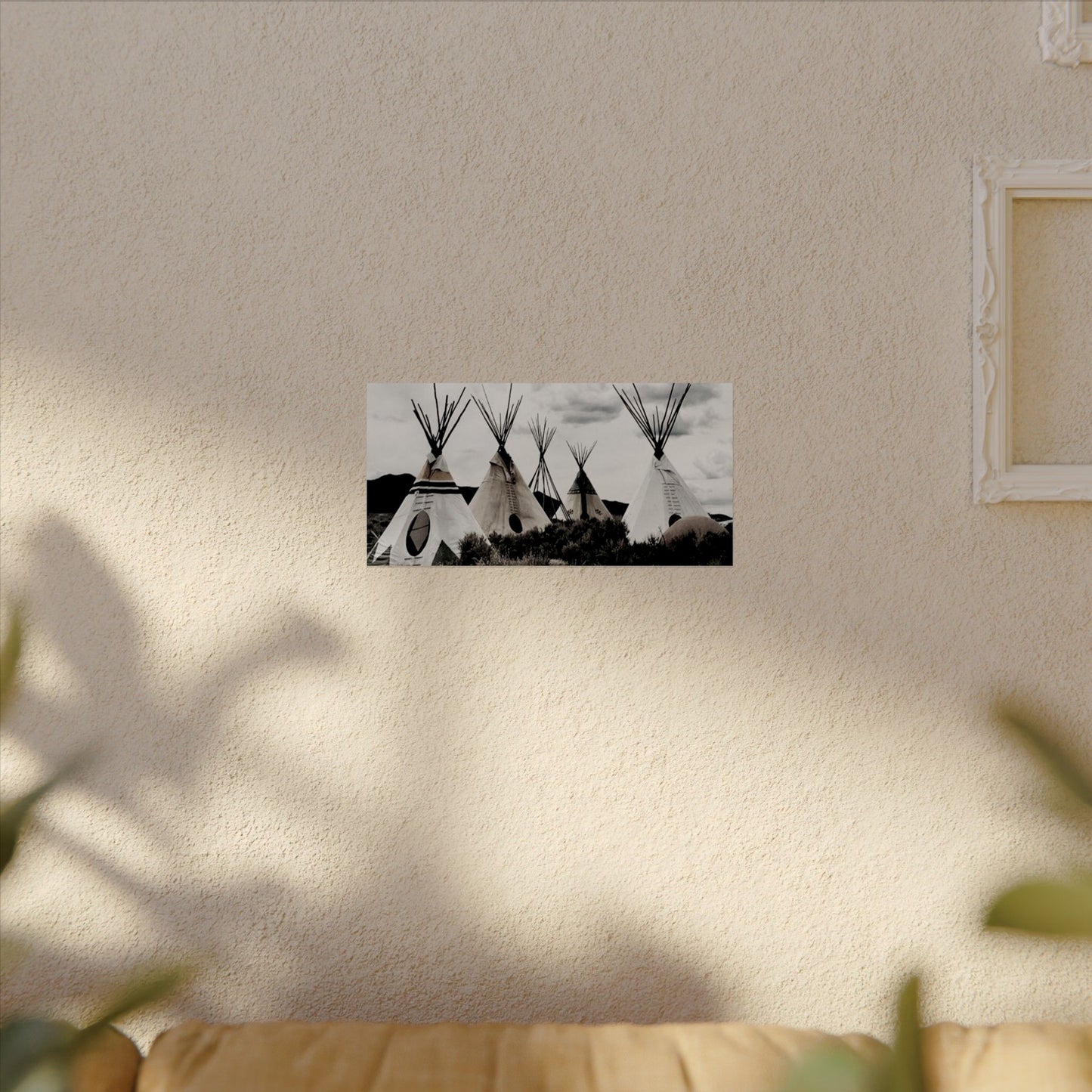 Echos Of The Plains– Western Textured Watercolor Matte Posters