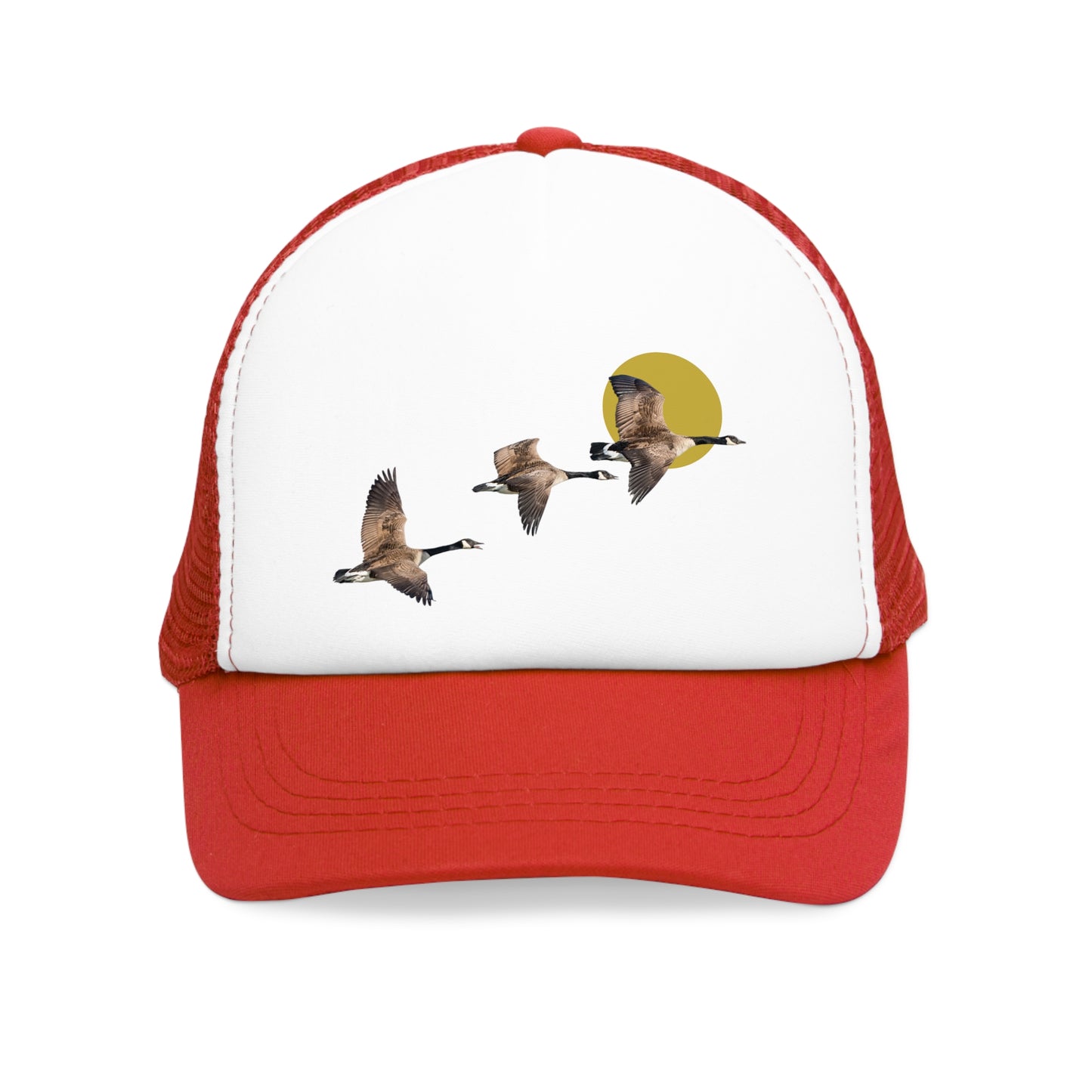 Geese Flying, Retro Trucker Hat, Nature lover Gifts , Outdoor Accessory, Beer Lover Gift, Summer BBQ Essential