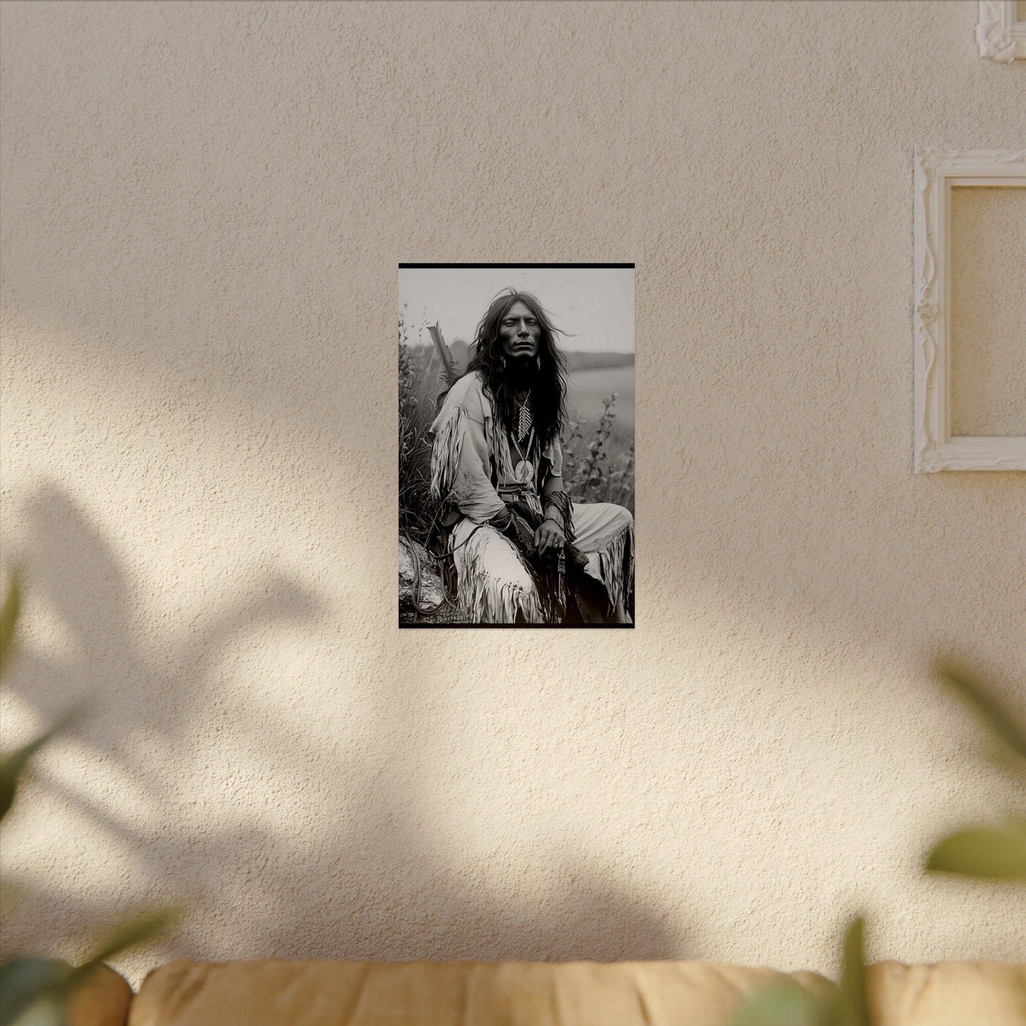 Mother Earths Guardian – Western Textured Watercolor Matte Posters