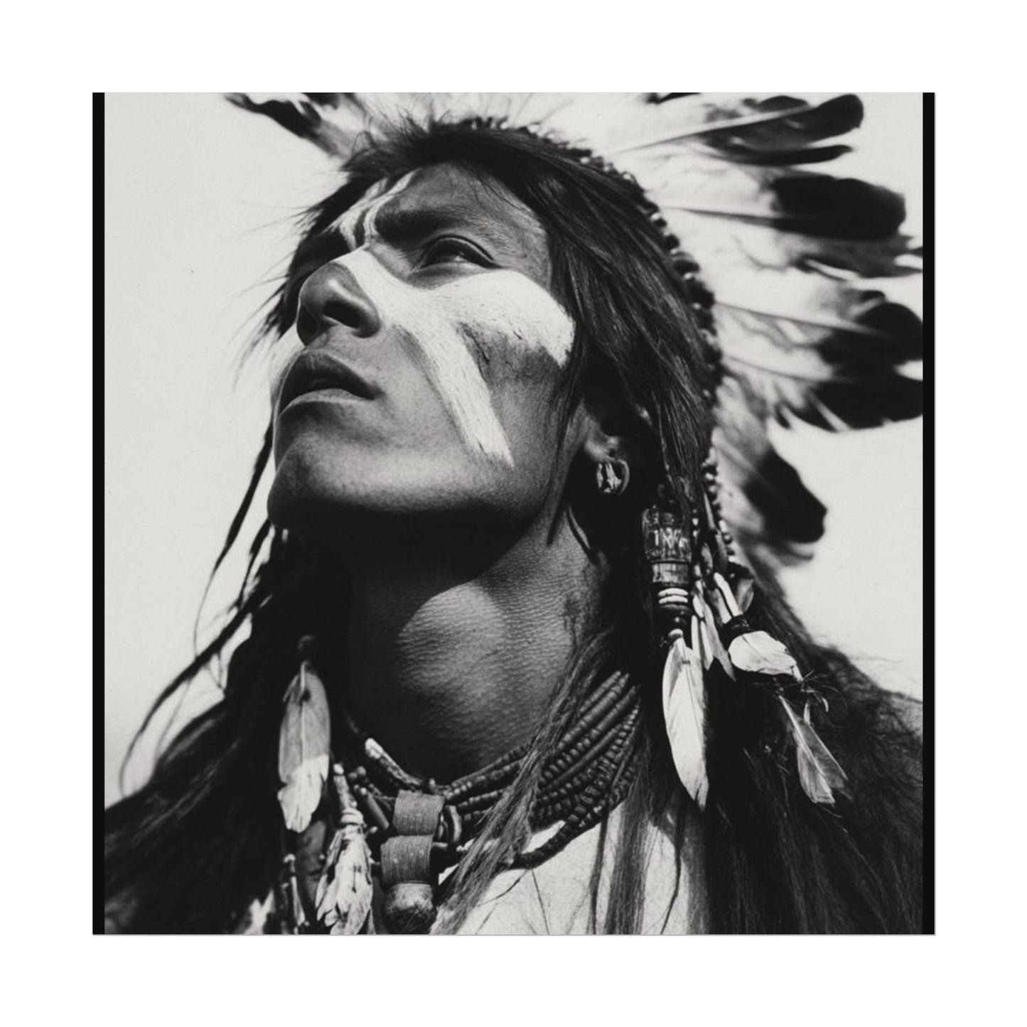 He Who Remembers – Western Textured Watercolor Matte Posters