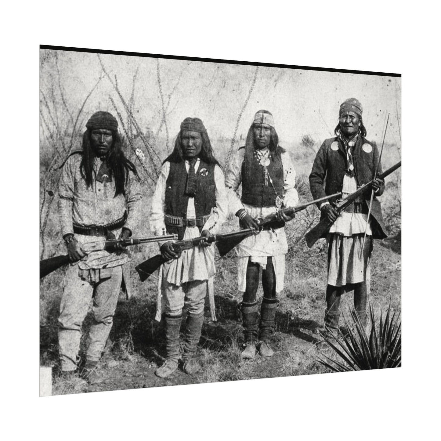 Unspoken Bonds Of Brotherhood– Western Textured Watercolor Matte Posters