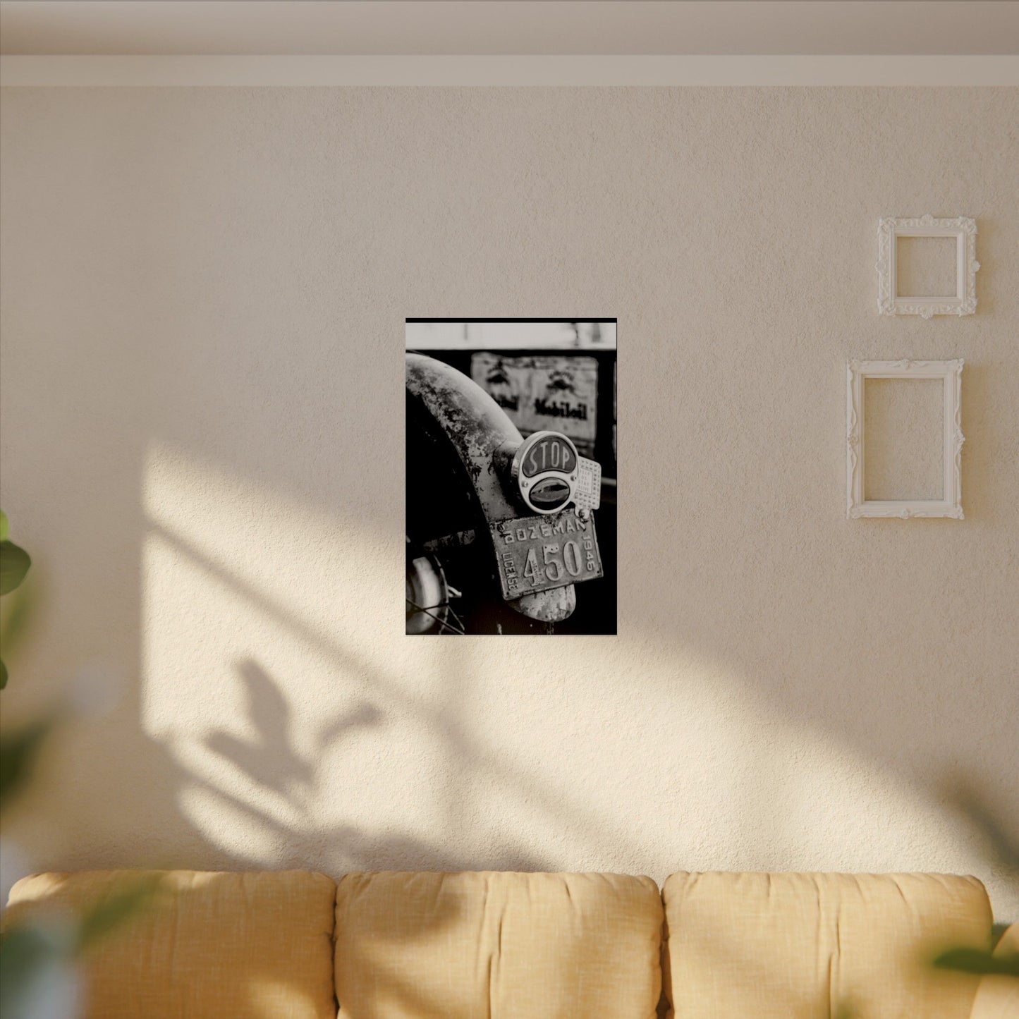 Motor Head Metal – Western Textured Watercolor Matte Posters