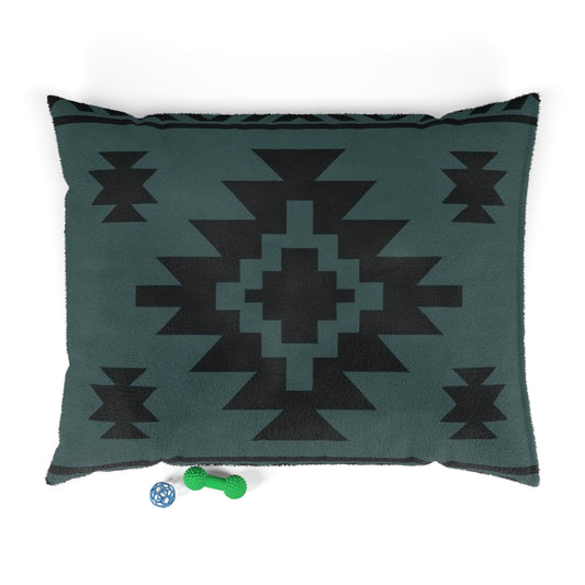 Green & Black Western Pattern Pet Bed with Elegant Grey Forest Design, Stylish Dog Bed, Cat Bed, Pet Furniture for Home Décor, Gift for Pet Lovers, Soft Plush [...]