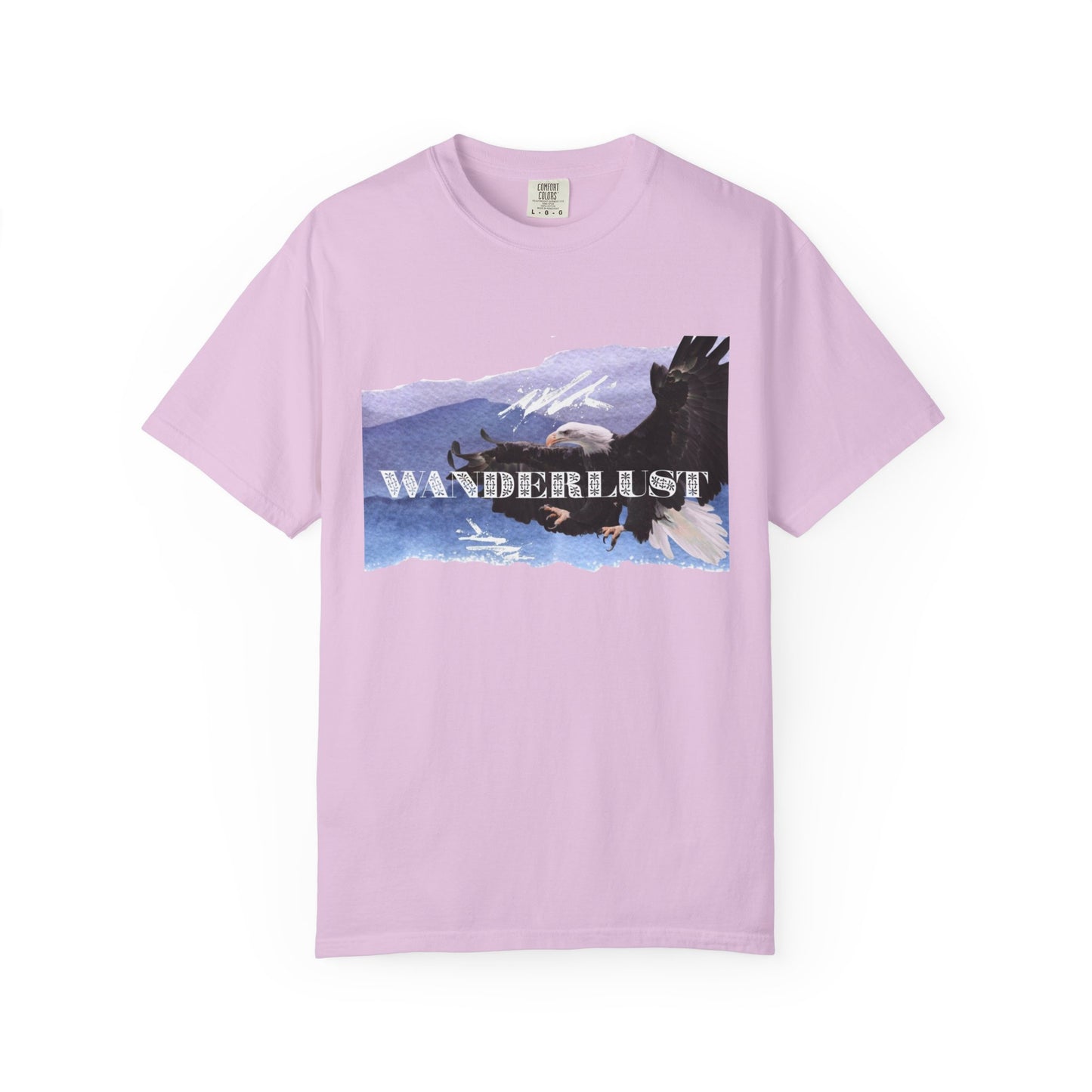 Soaring High Wildlife Adventure Tee Unisex Garment-Dyed T-shirt, Boho Nature Tee, Camping Shirt, Adventure Apparel, Gift for Wilderness Lovers, Angler Lover Giftd