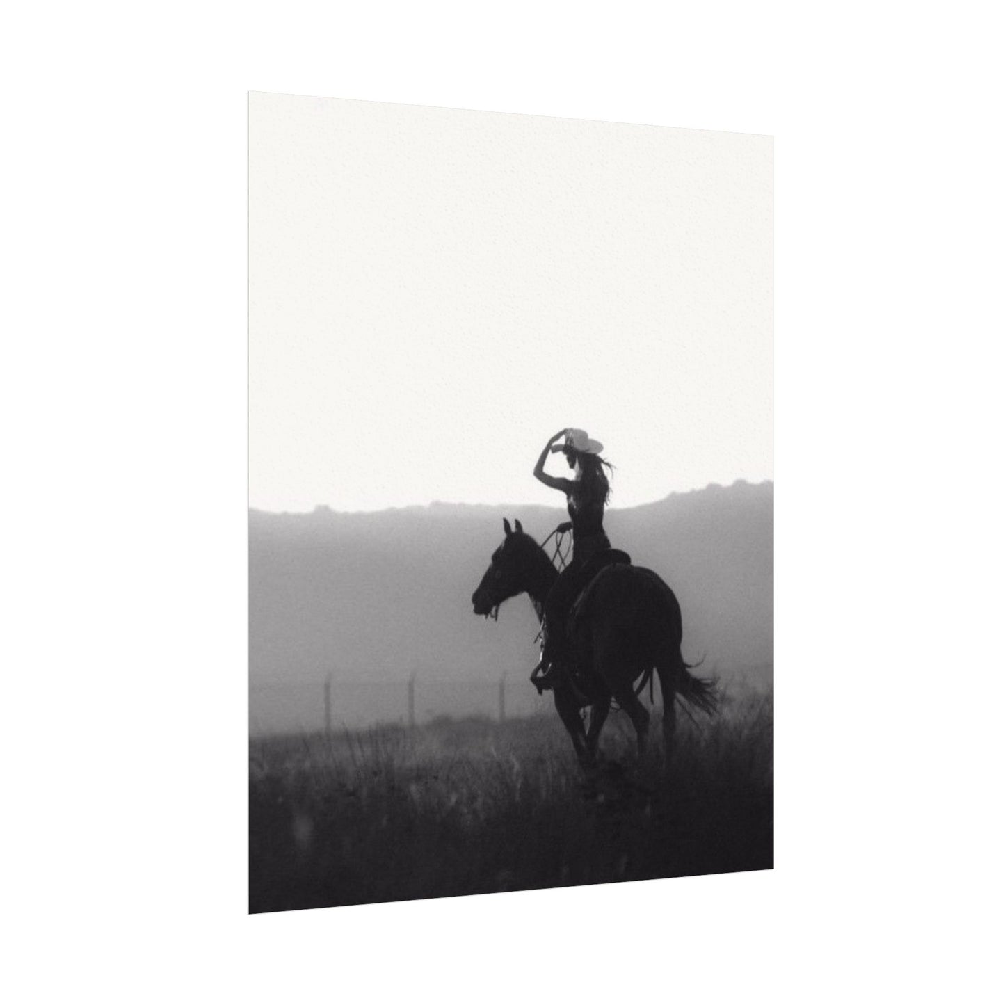 Timeless Beauty – Western Textured Watercolor Matte Posters