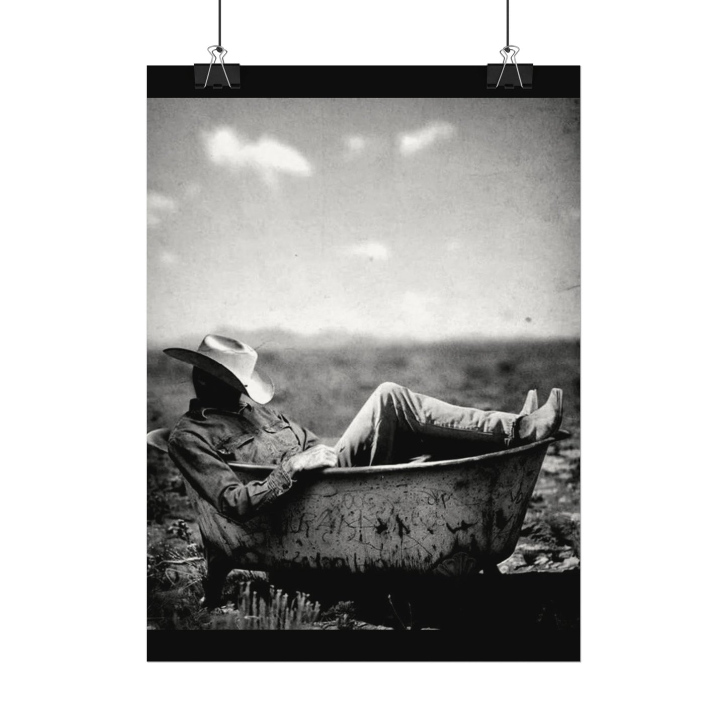 Washed & Weathered – Western Textured Watercolor Matte Posters