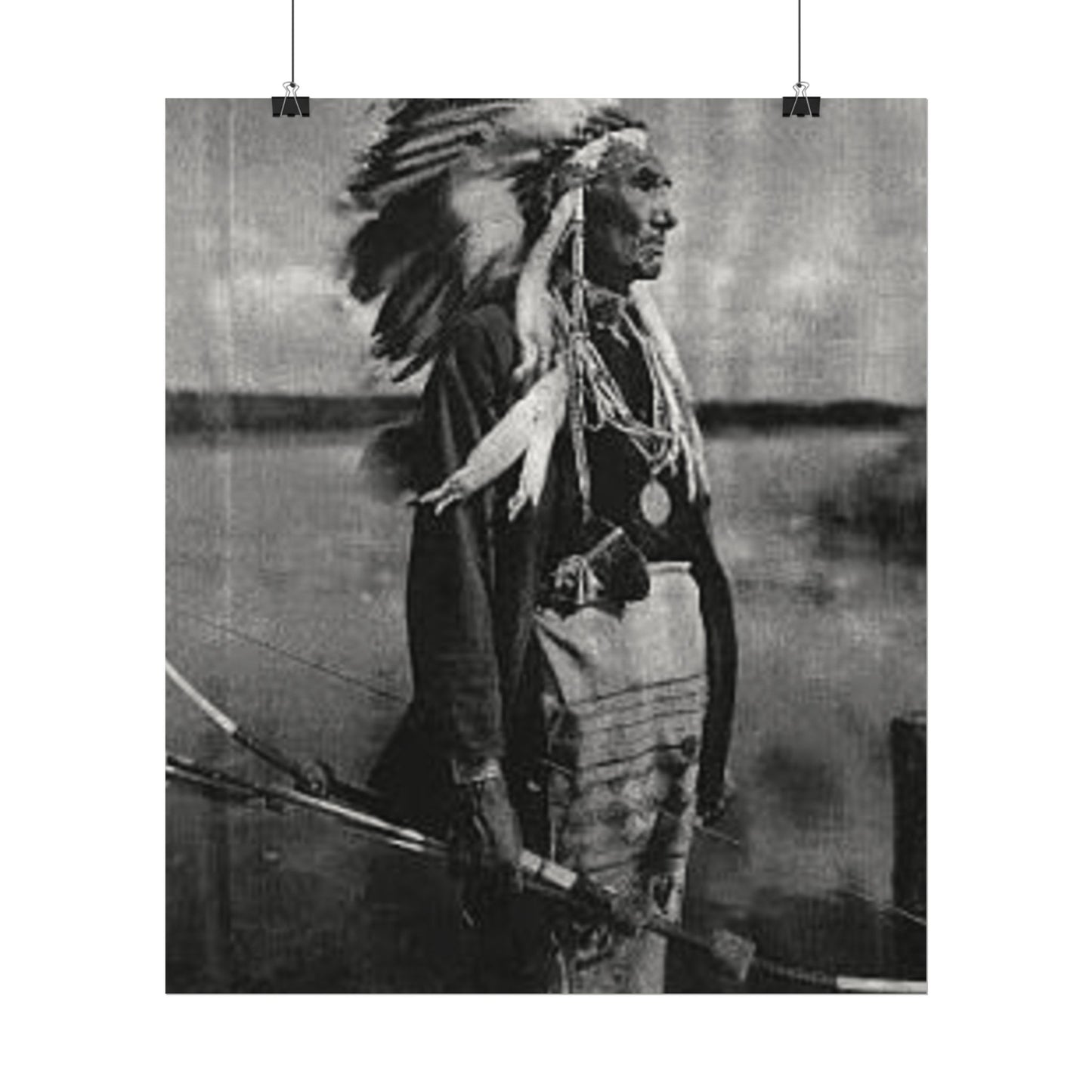 Indigenous Wetlands – Western Textured Watercolor Matte Posters