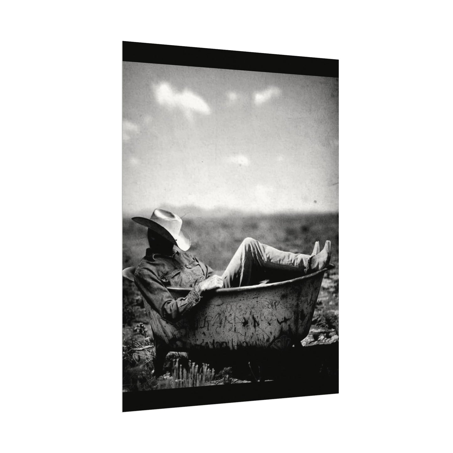 Washed & Weathered – Western Textured Watercolor Matte Posters