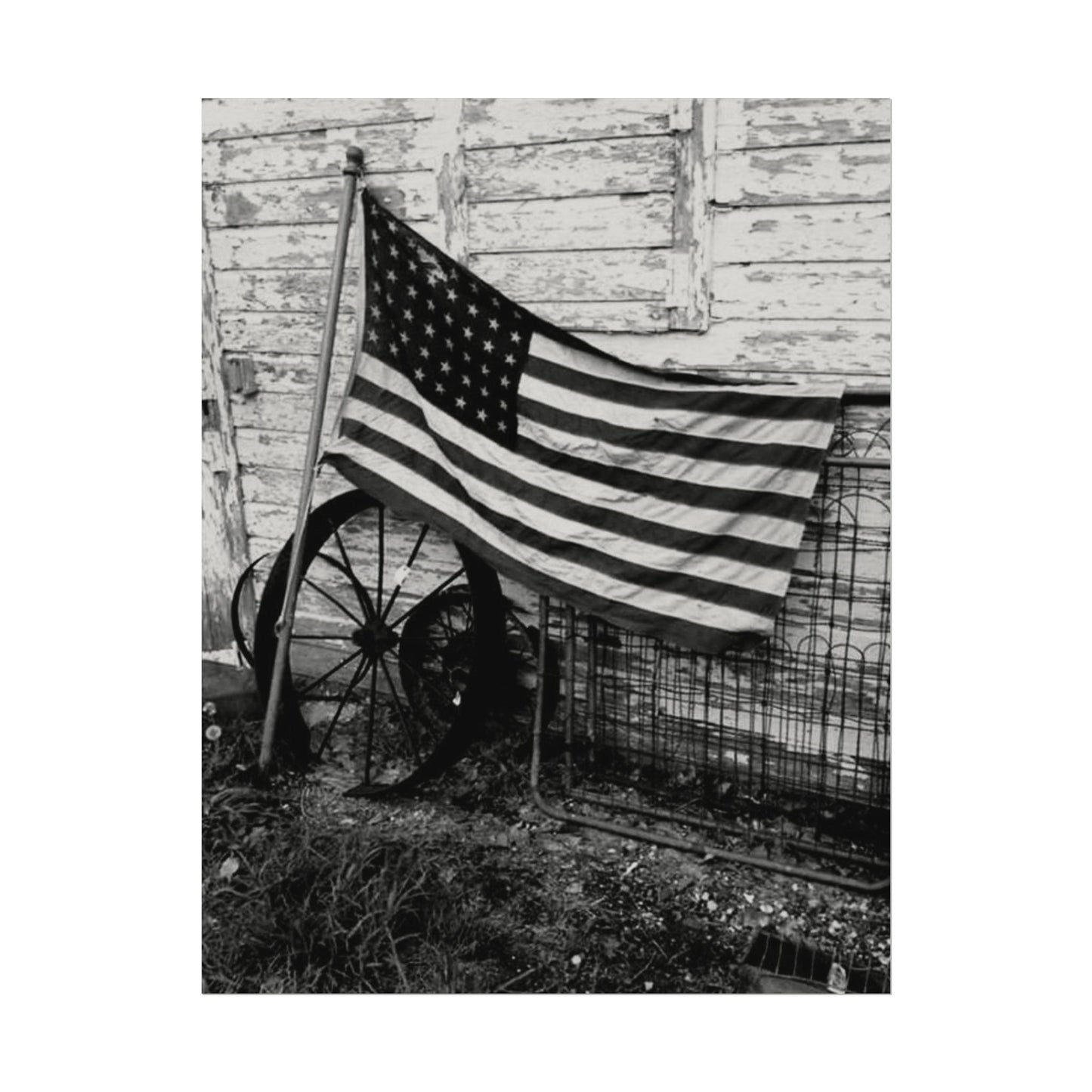 American Grit – Western Textured Watercolor Matte Posters