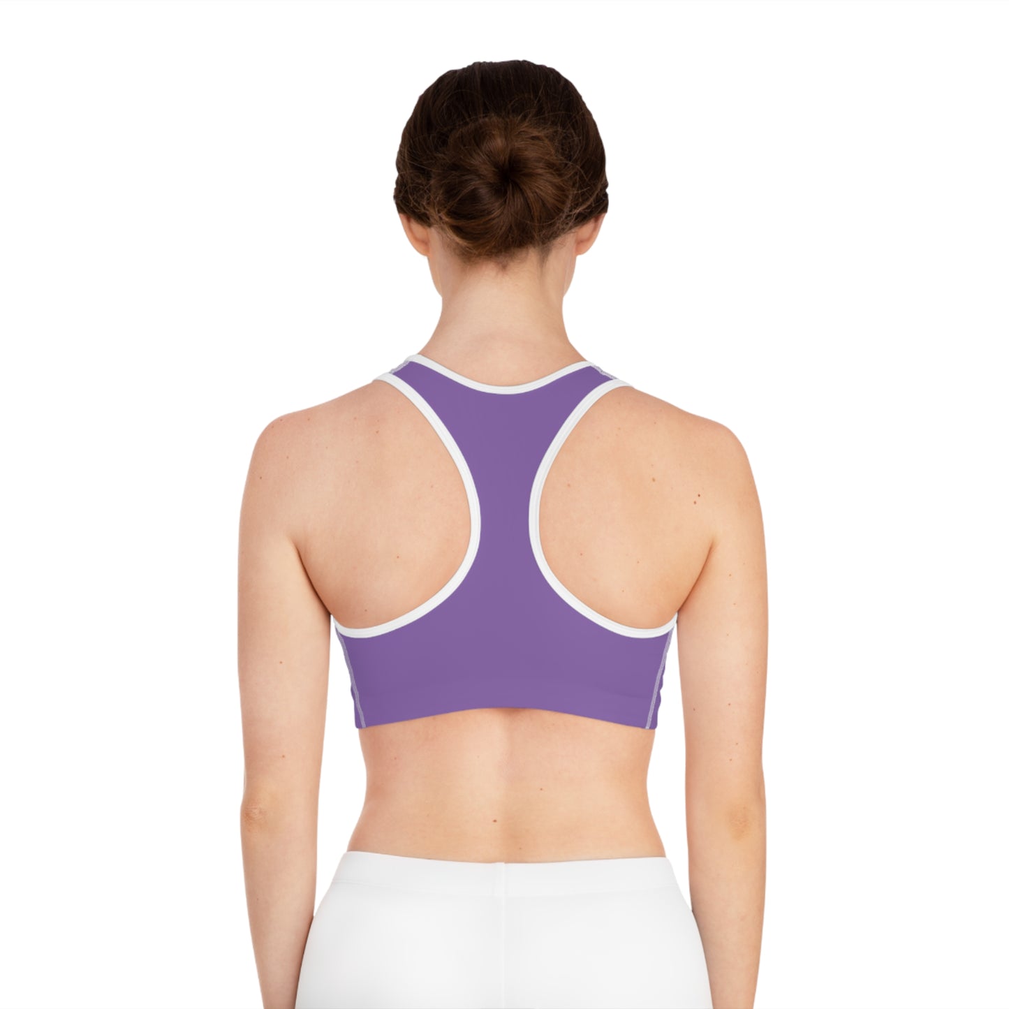 Arrow Ridge Light Purple Stylish Sports Bra for Active Women, Workout Top, Gym Essential, Fitness Apparel, Athleisure Wear, Yoga Gear
