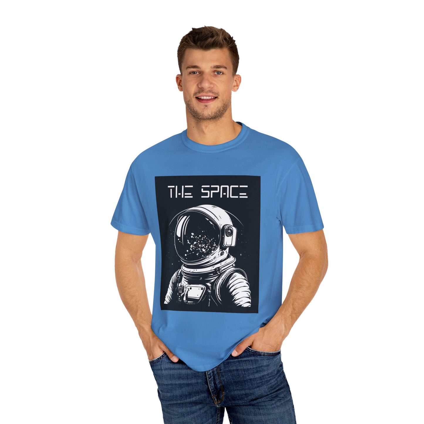 Astronaut Graphic T-Shirt, Space Lover Tee, Unisex Casual Wear, Gift for Astronomy Enthusiasts, Cool Space Art Shirt