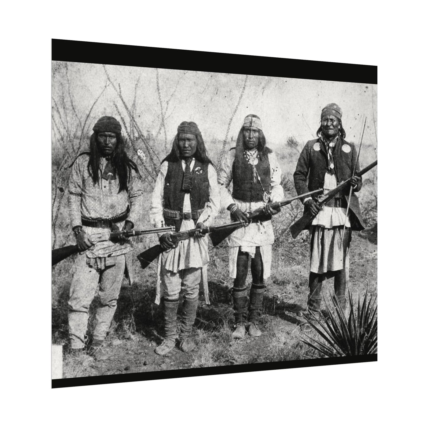 Unspoken Bonds Of Brotherhood– Western Textured Watercolor Matte Posters