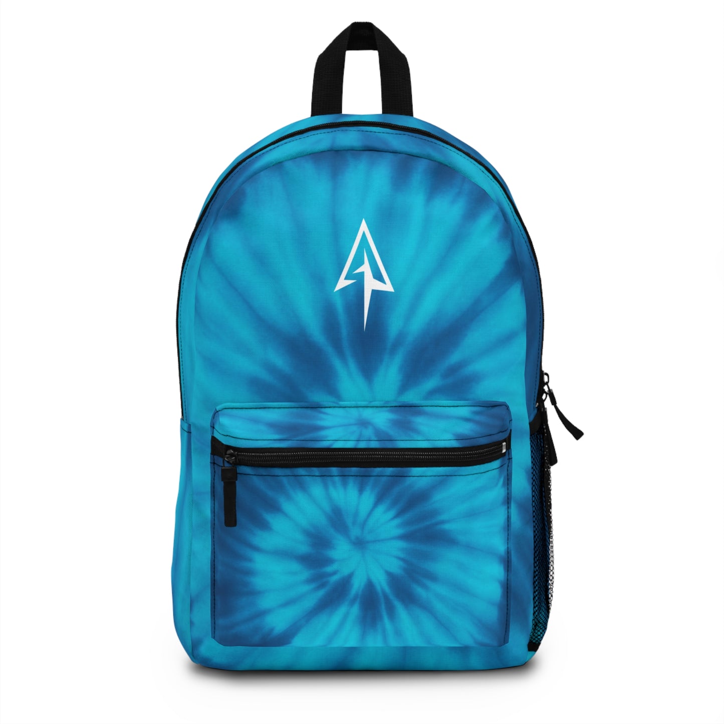 Blue Tie Dye Gradient Backpack - Stylish Travel Bag for School, Hiking, Gym, Outdoor Adventures, Everyday Use, Trendy Gift Idea