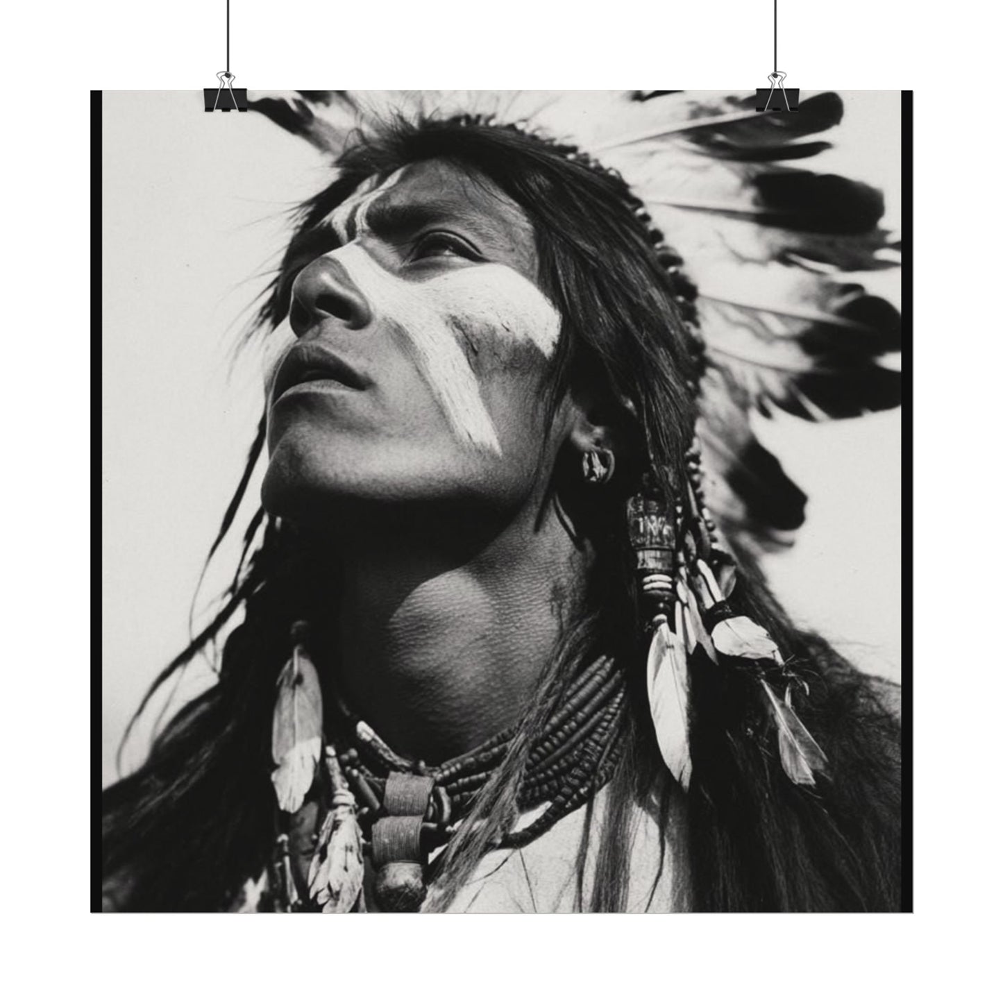 He Who Remembers – Western Textured Watercolor Matte Posters