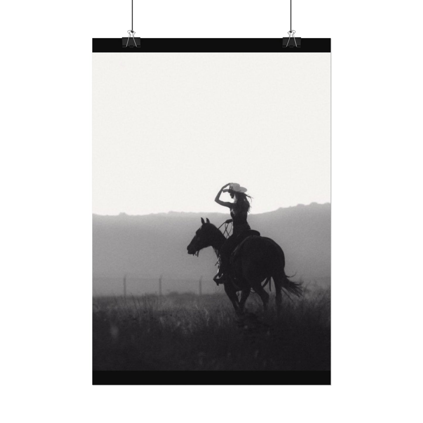 Timeless Beauty – Western Textured Watercolor Matte Posters