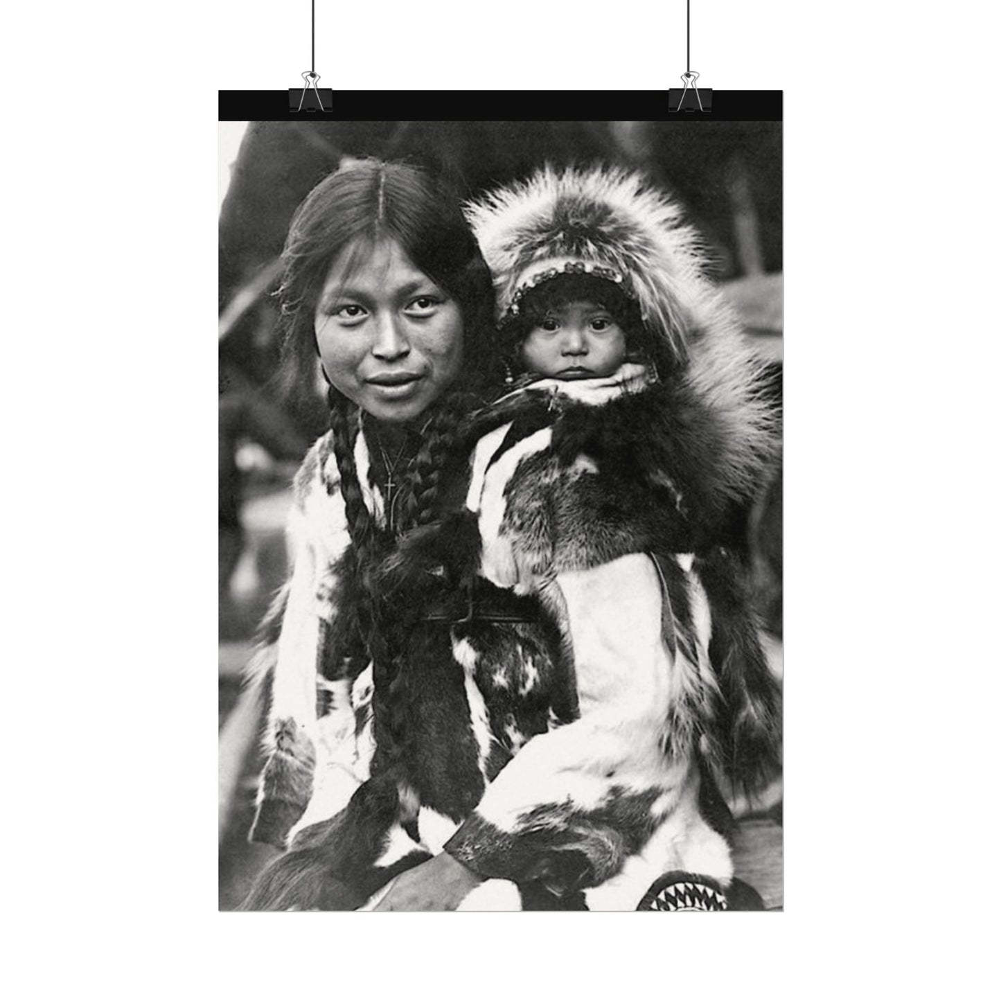 A Mother's Heart – Western Textured Watercolor Matte Posters