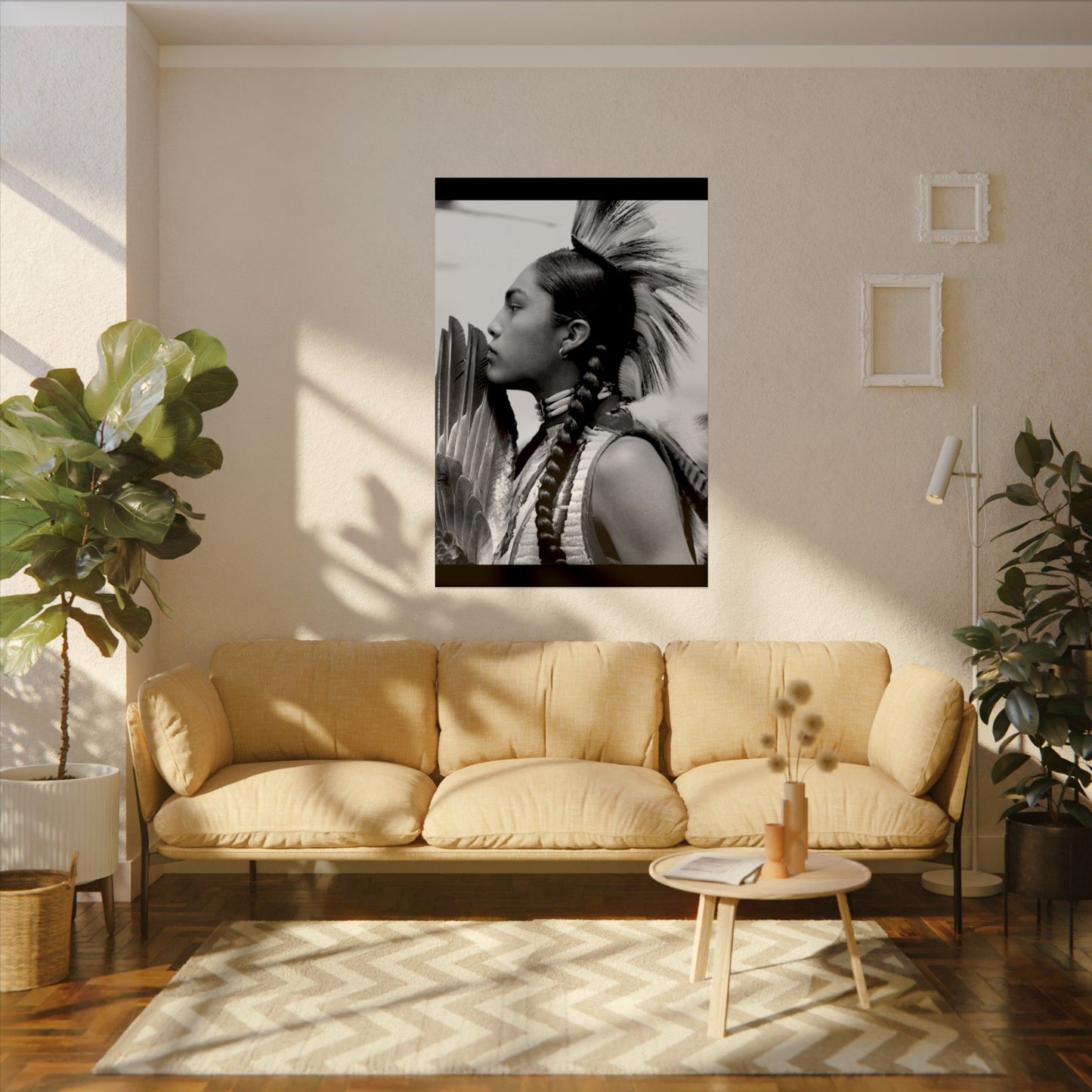 Soar High On Wings Like Eagles – Western Textured Watercolor Matte Posters