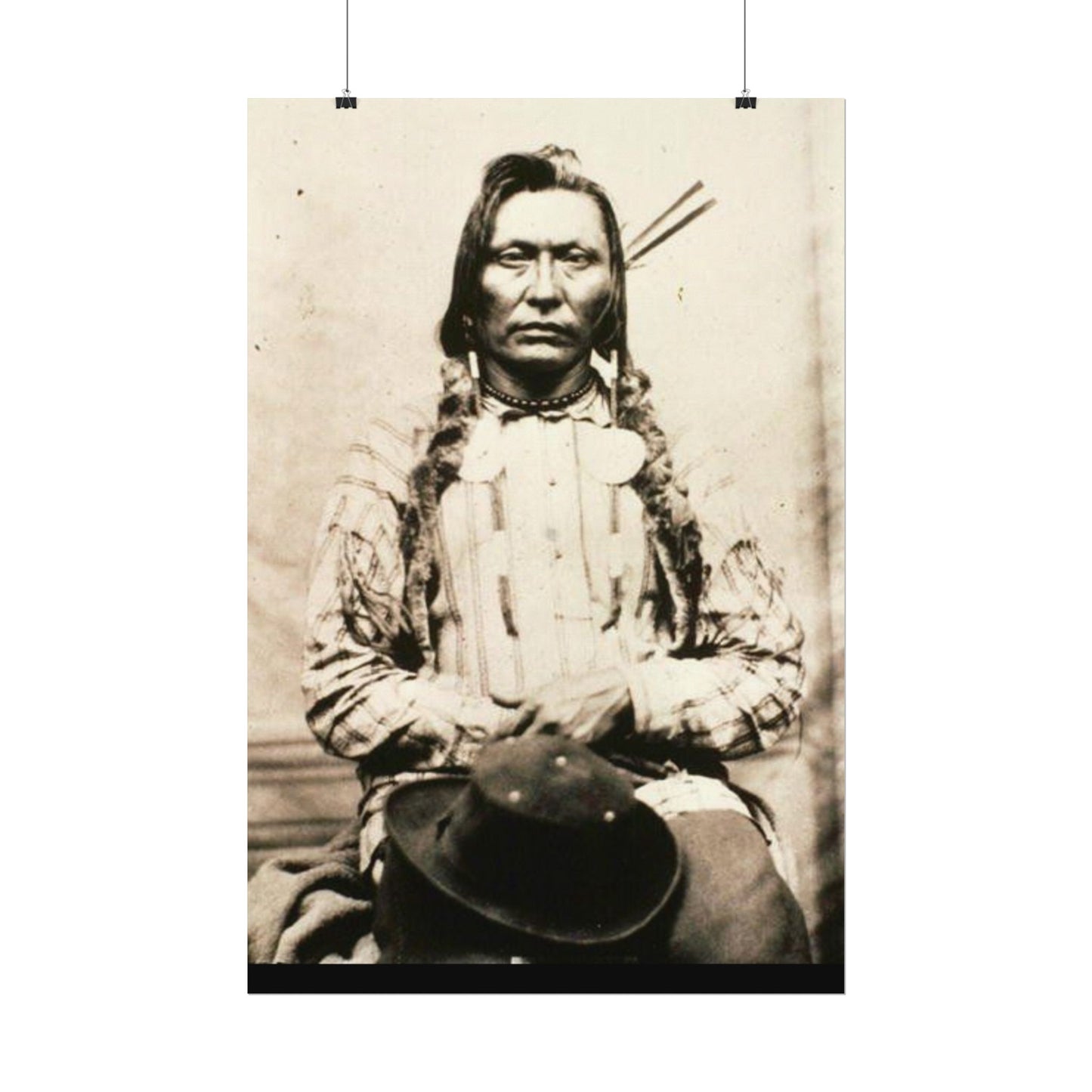 Shadow Warrior – Western Textured Watercolor Matte Posters