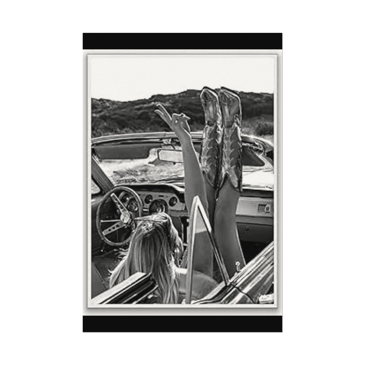 Wild At Heart – Western Textured Watercolor Matte Posters