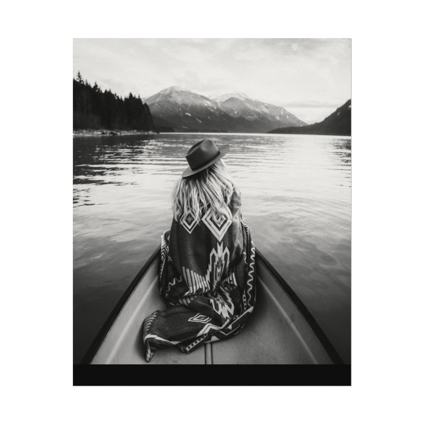 He Leads Me Beside Still Waters – Western Textured Watercolor Matte Posters