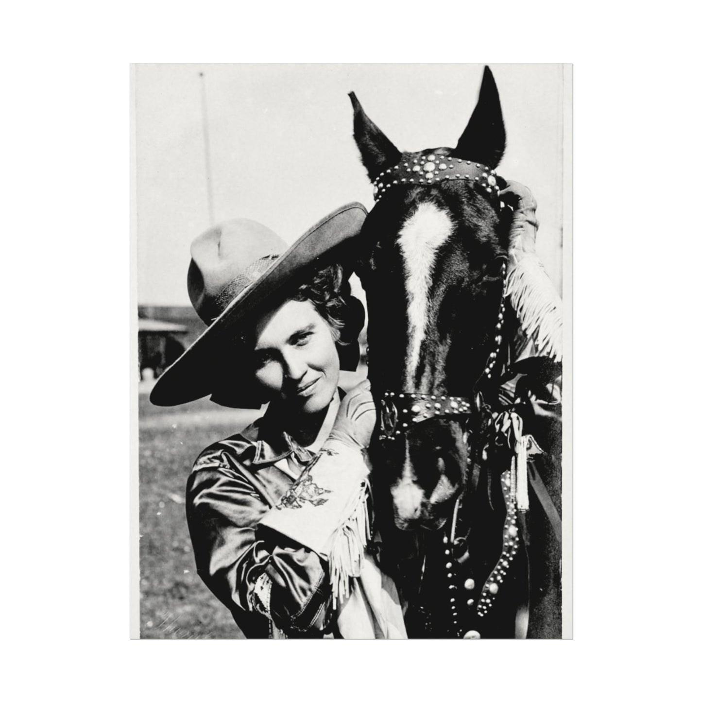 Steadfast Devotion – Western Textured Watercolor Matte Posters