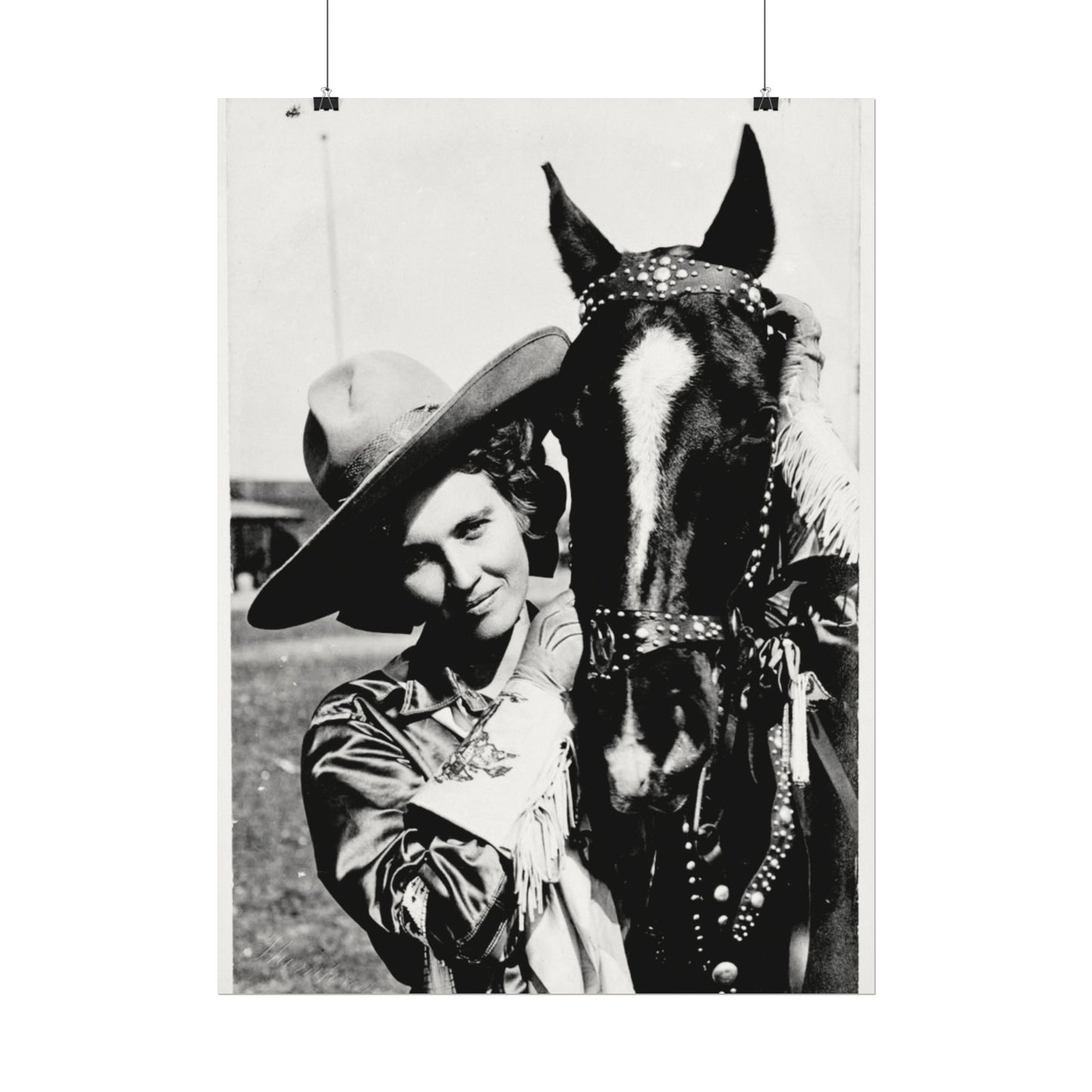 Steadfast Devotion – Western Textured Watercolor Matte Posters