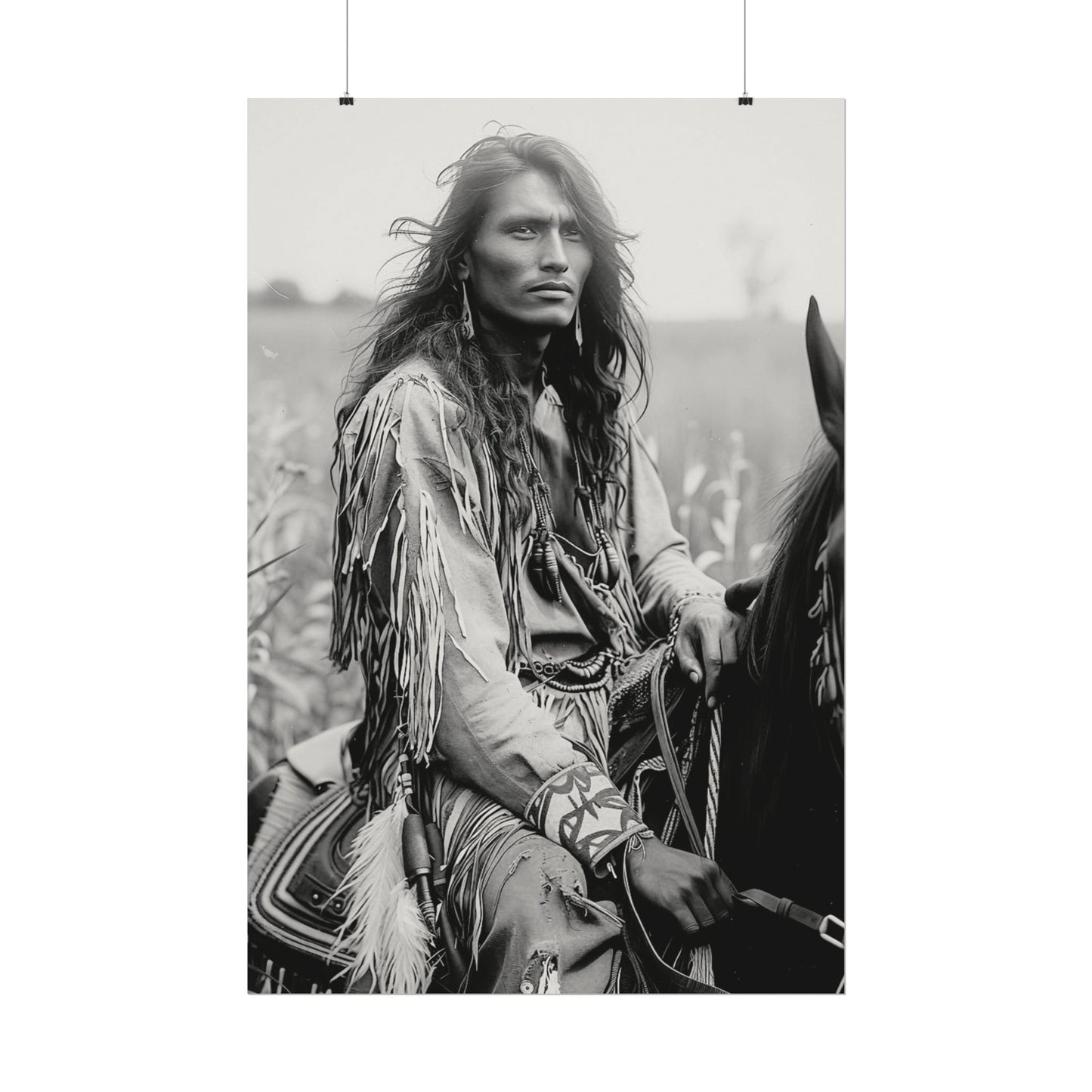 The Last Watchman– Western Textured Watercolor Matte Posters