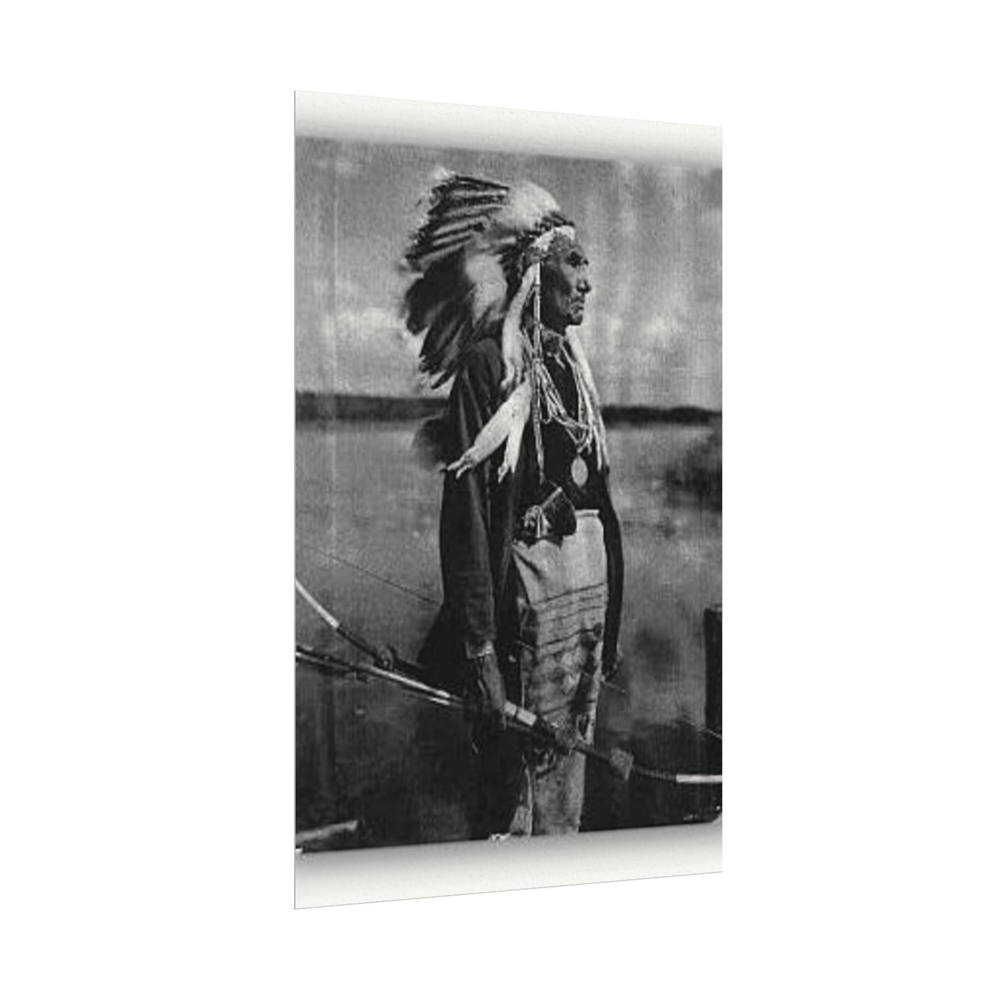 Indigenous Wetlands – Western Textured Watercolor Matte Posters