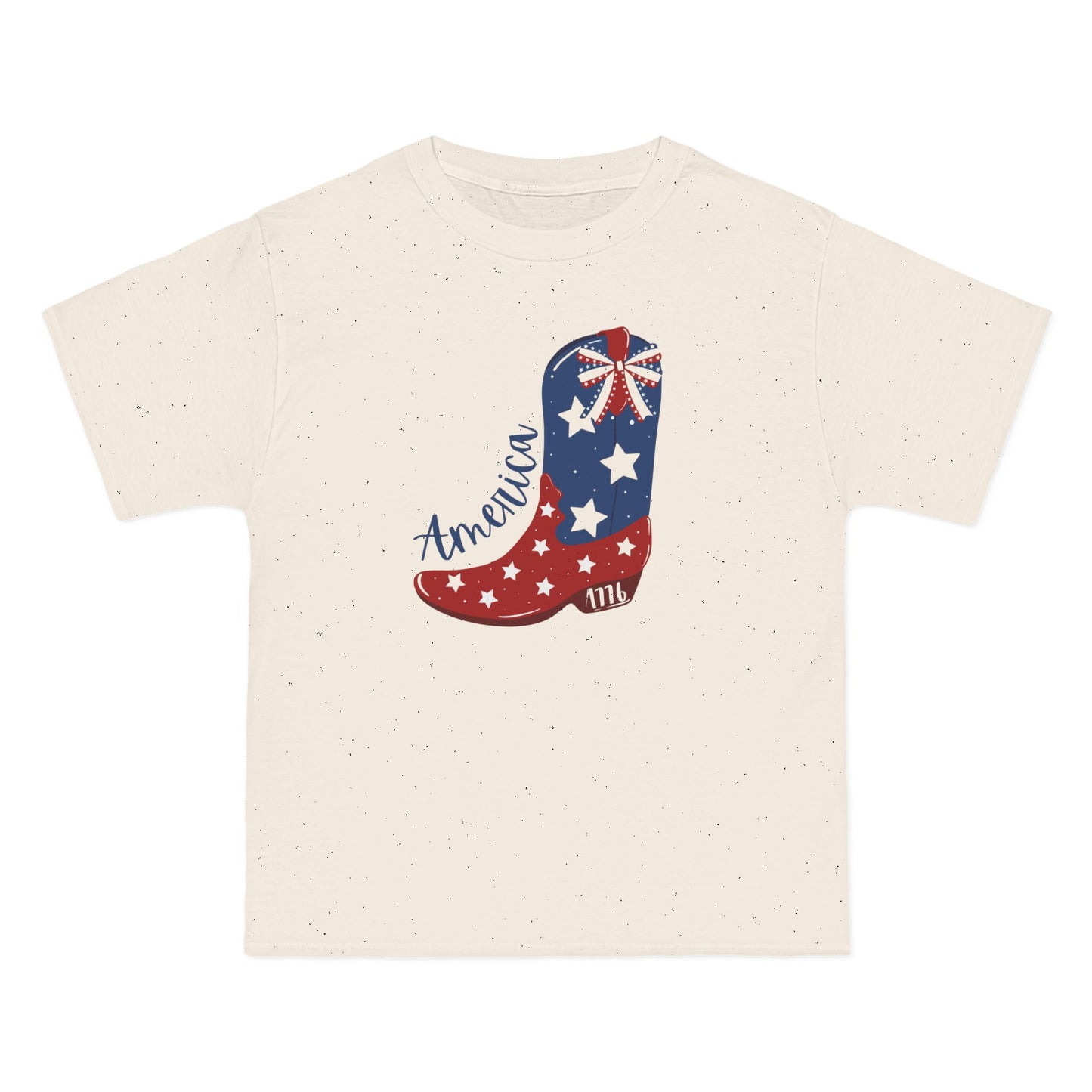 Patriotic Cowboy Boot T-Shirt | America 1776 Design, Fourth of July Shirt, Independence Day Tee, Memorial Day Top, Gift for Veterans