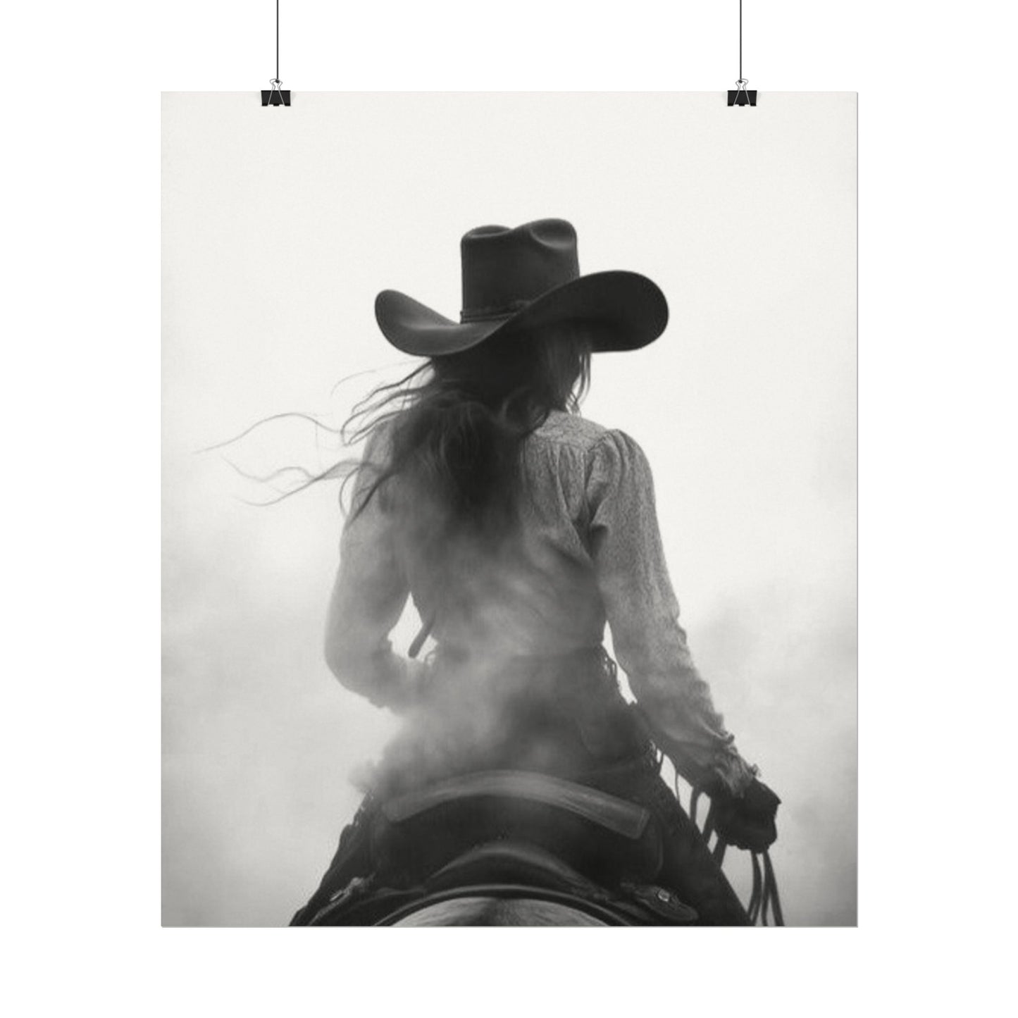 Whispers In The Dust– Western Textured Watercolor Matte Posters