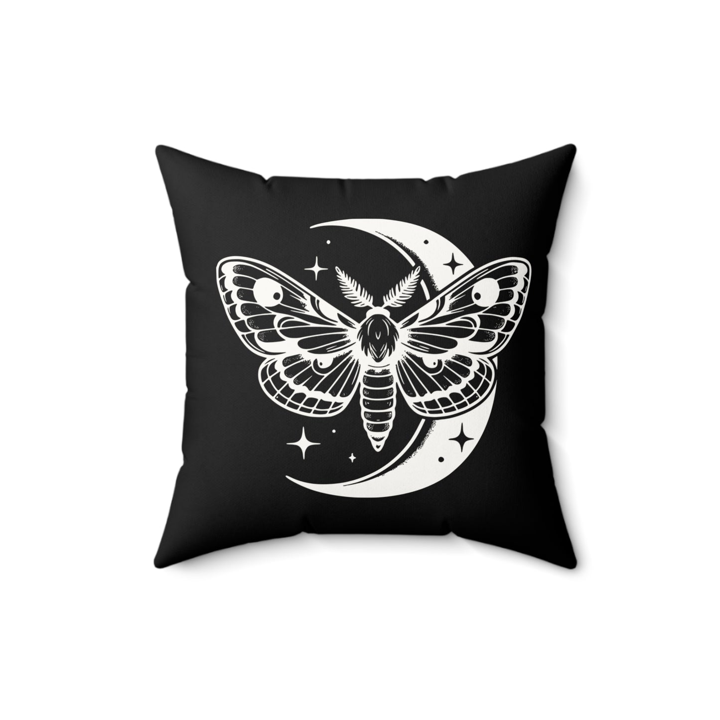 2 in 1 Deer & Moth Happy Halloween Throw Pillow, Cozy Faux Suede, Seasonal Decor, Halloween, Unique Gift Idea