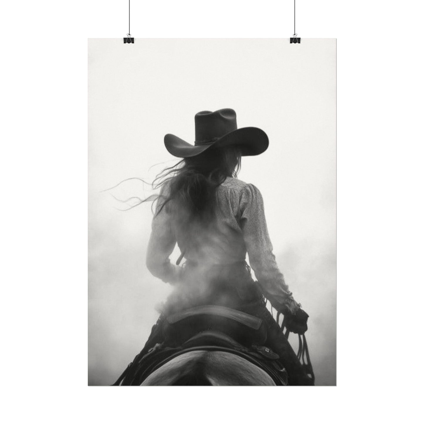 Whispers In The Dust– Western Textured Watercolor Matte Posters