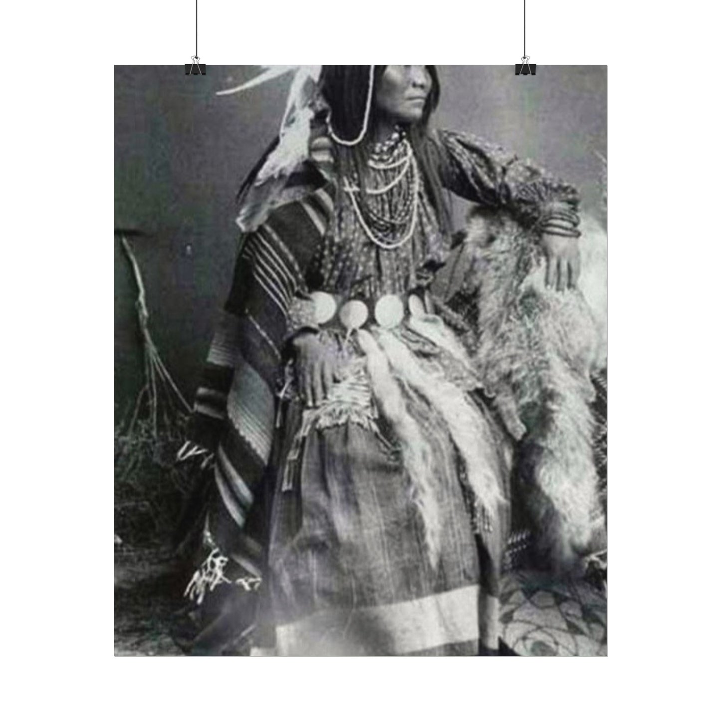 Courage & Strength – Western Textured Watercolor Matte Posters