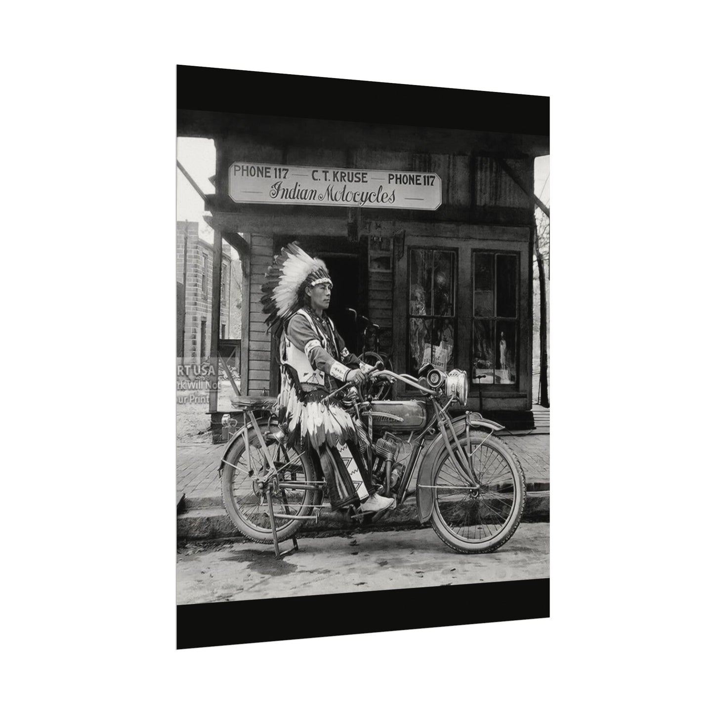 Metal Horse – Western Textured Watercolor Matte Posters