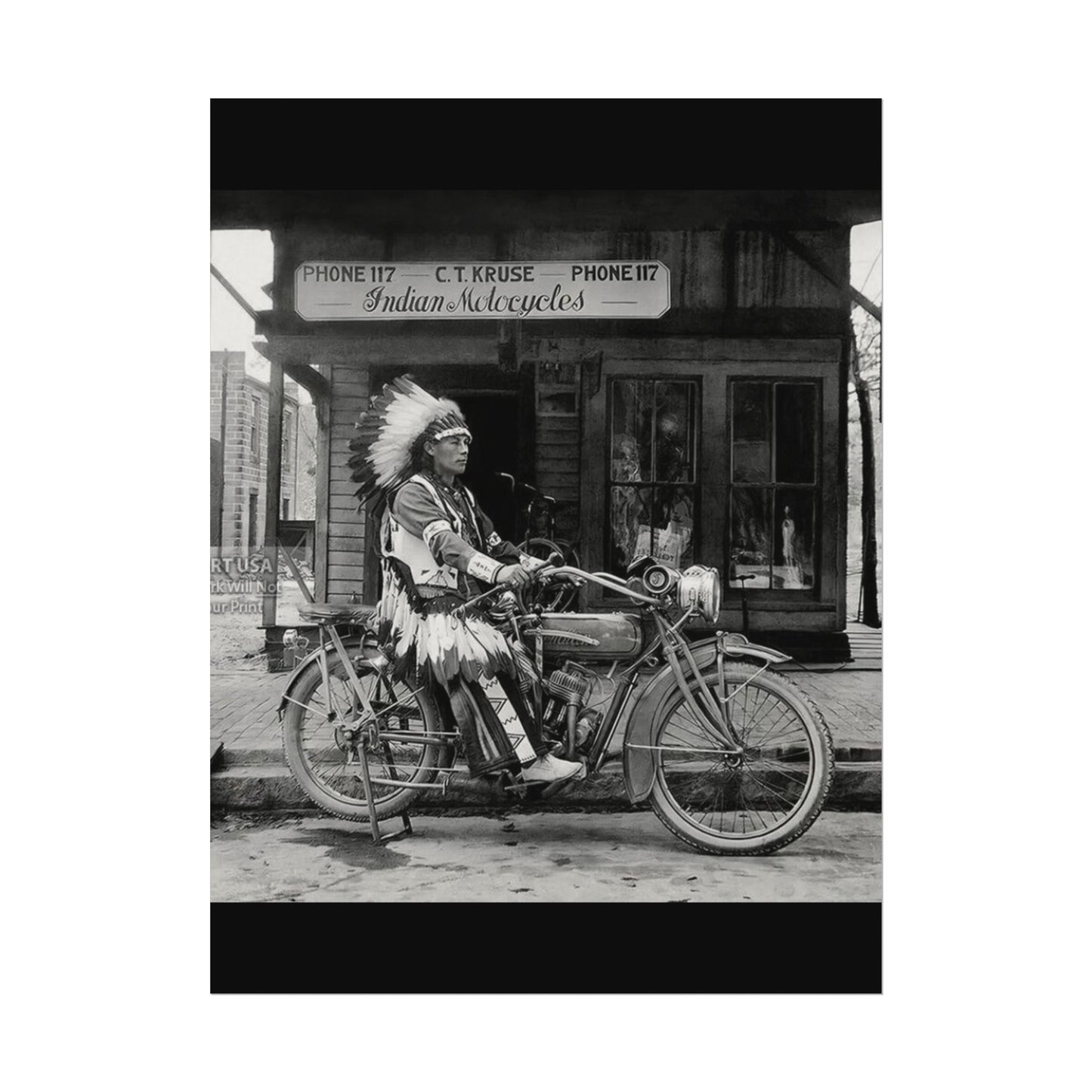 Metal Horse – Western Textured Watercolor Matte Posters