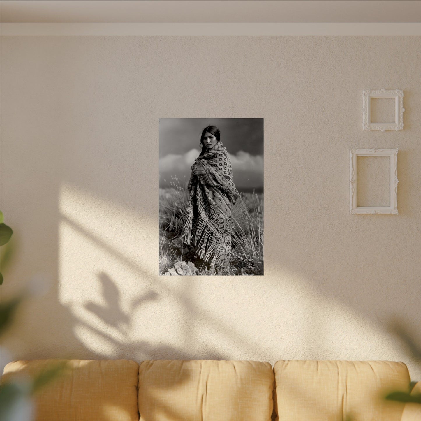 The Wind Calls Her By Name – Western Textured Watercolor Matte Posters