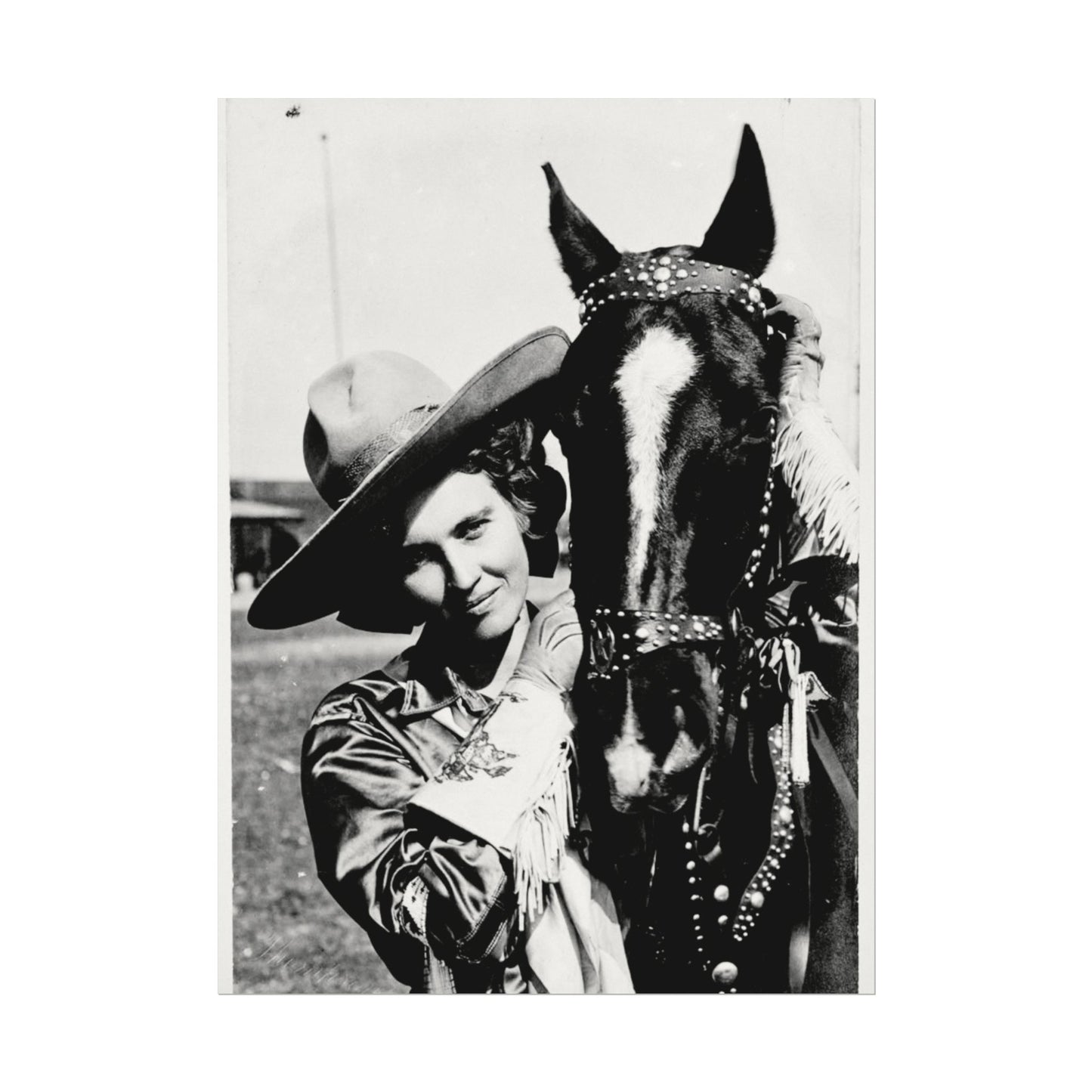 Steadfast Devotion – Western Textured Watercolor Matte Posters