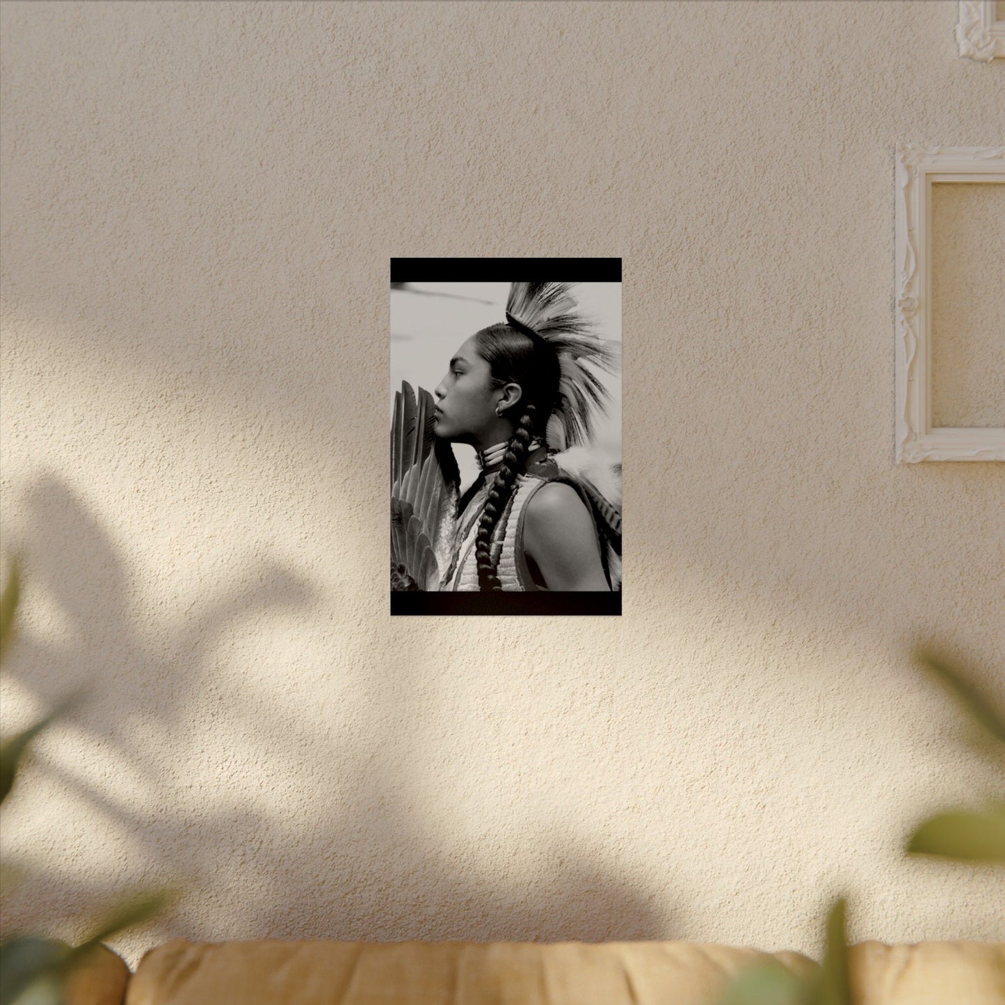 Soar High On Wings Like Eagles – Western Textured Watercolor Matte Posters