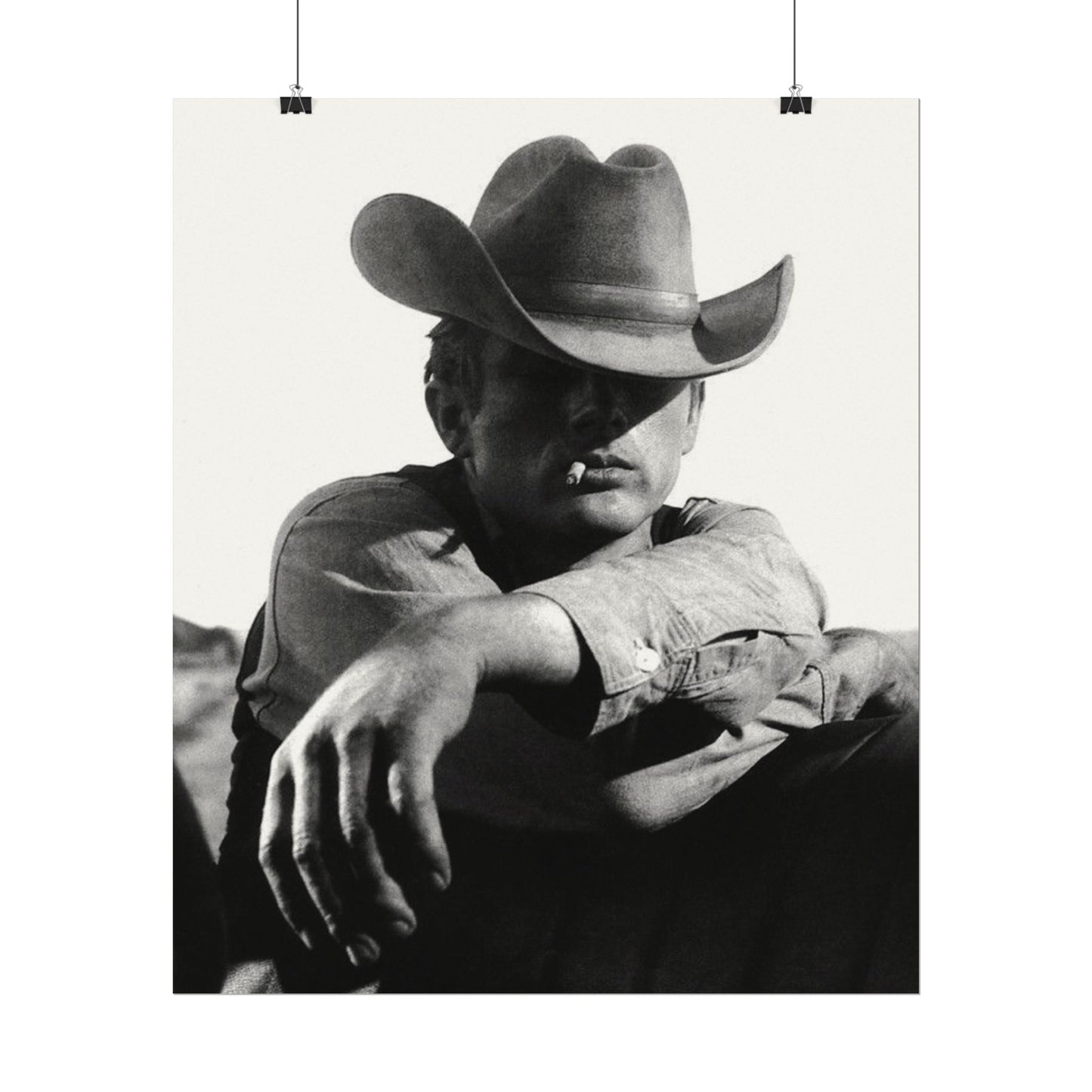 Sage & Smoke – Western Textured Watercolor Matte Posters