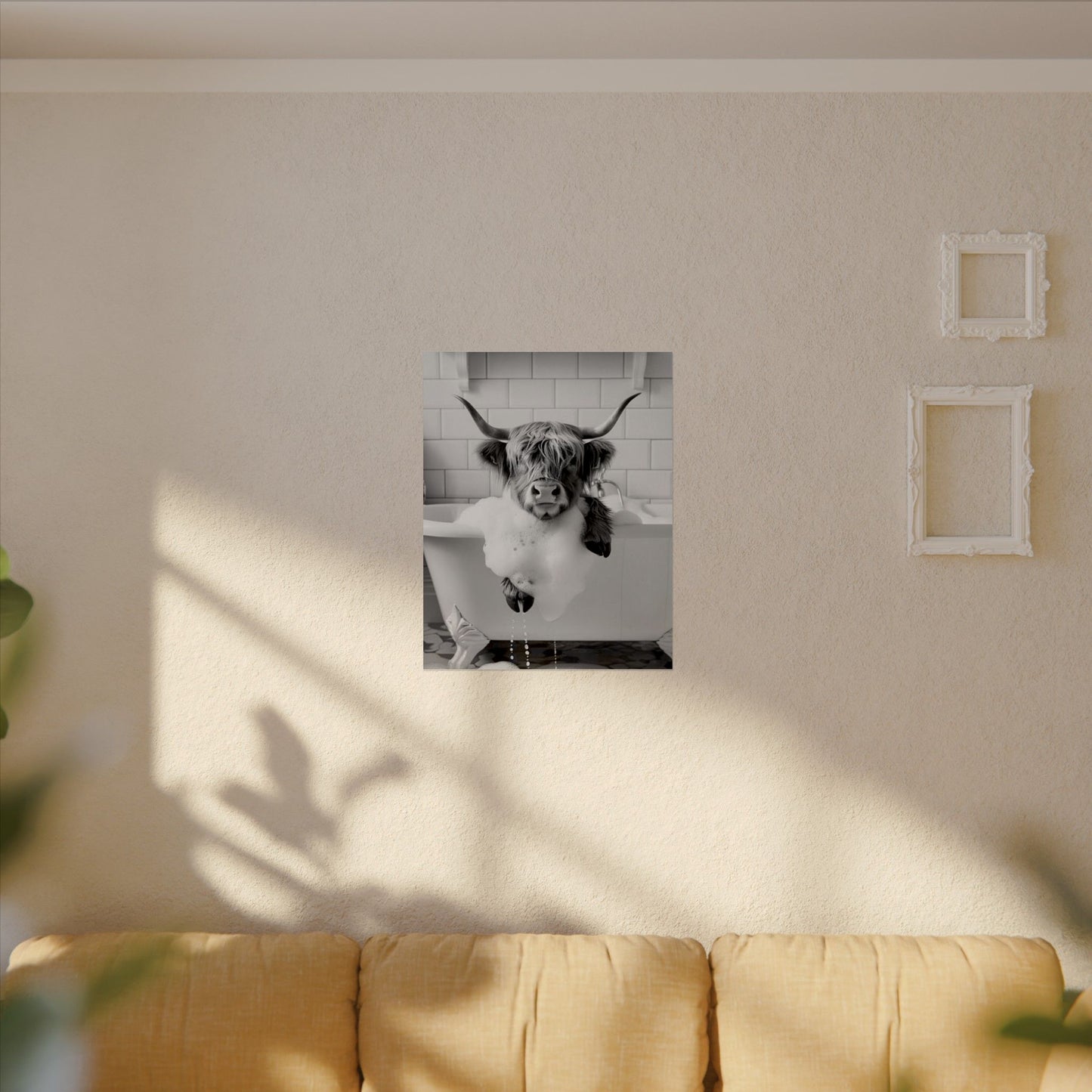 Hoofs & Suds – Western Textured Watercolor Matte Posters