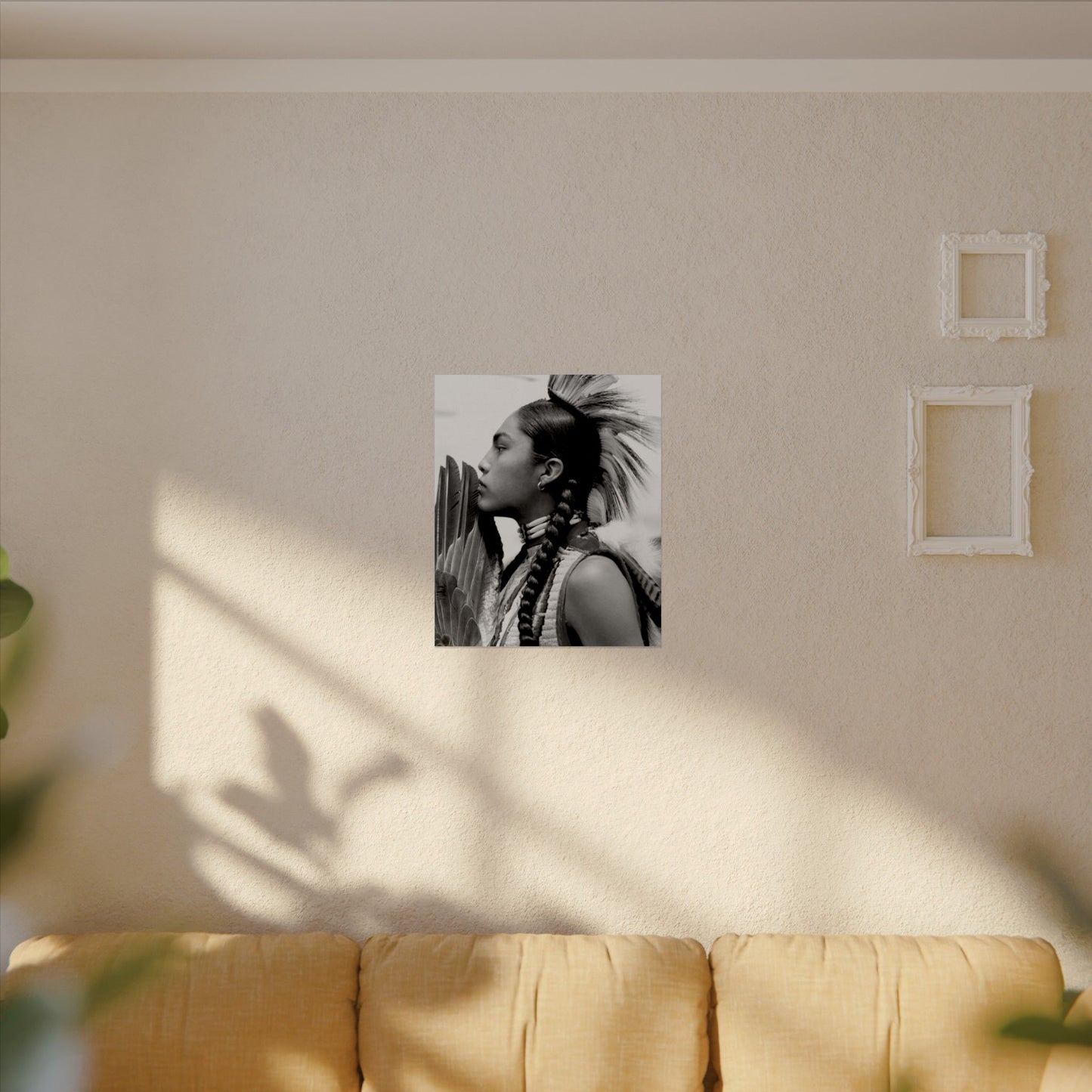 Soar High On Wings Like Eagles – Western Textured Watercolor Matte Posters