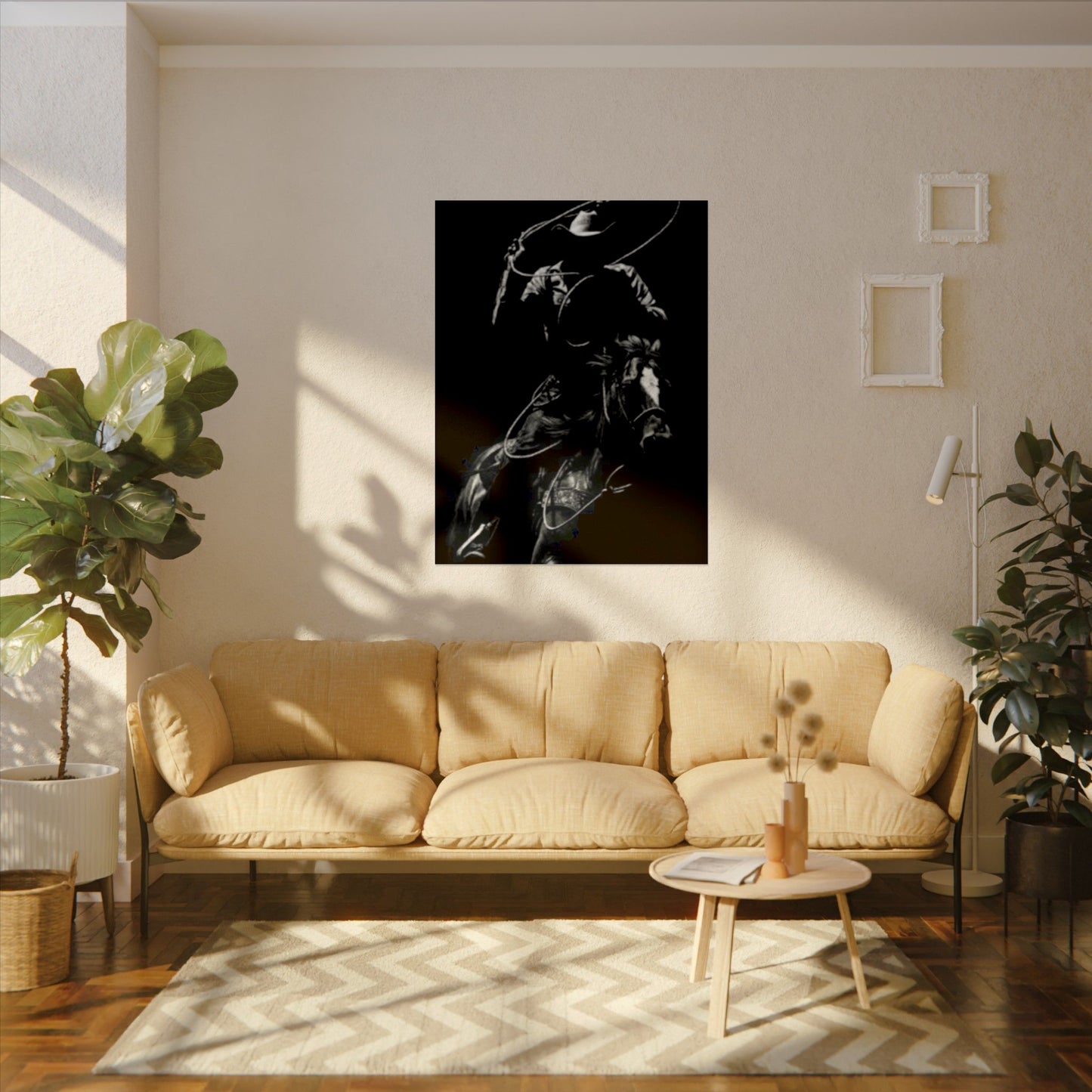 The Ropers Mark – Western Textured Watercolor Matte Posters