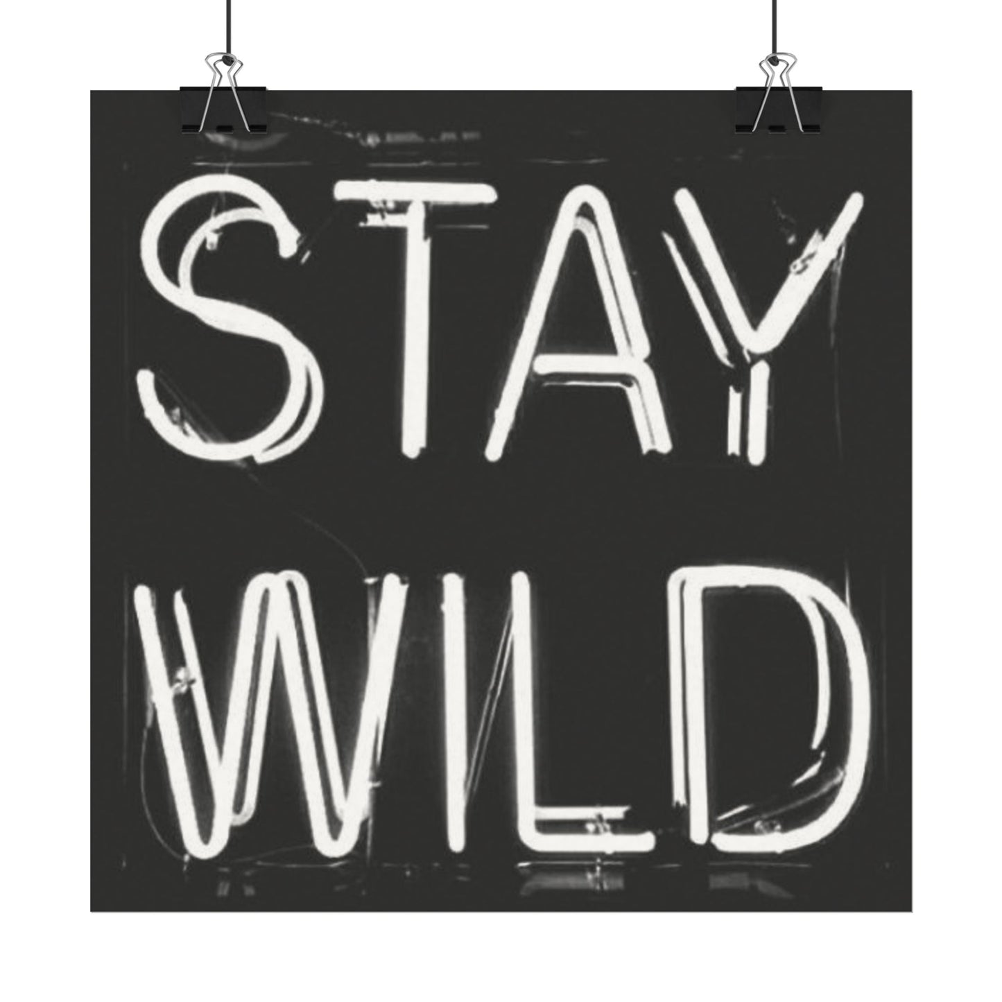 Stay Wild – Western Textured Watercolor Matte Posters