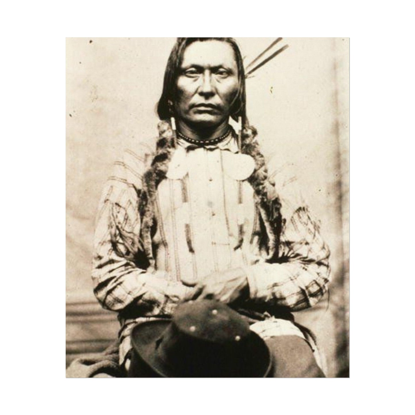 Shadow Warrior – Western Textured Watercolor Matte Posters