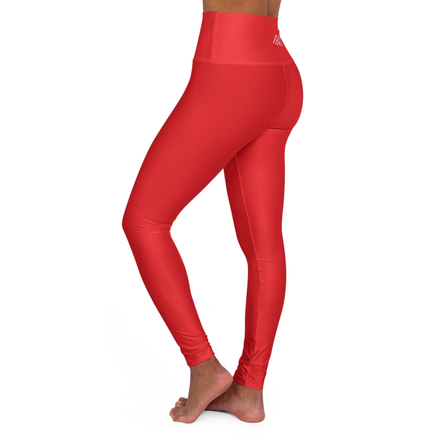Red Adventure Awaits High Waisted Yoga Leggings - Purple, Comfortable Activewear, Fitness Pants, Ideal for Gym, Yoga, and Weekend Brunch