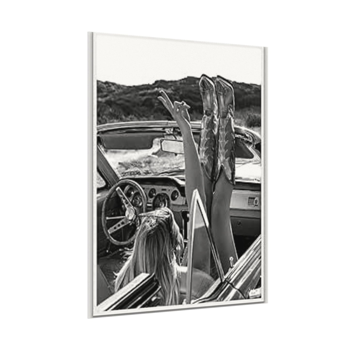 Wild At Heart – Western Textured Watercolor Matte Posters