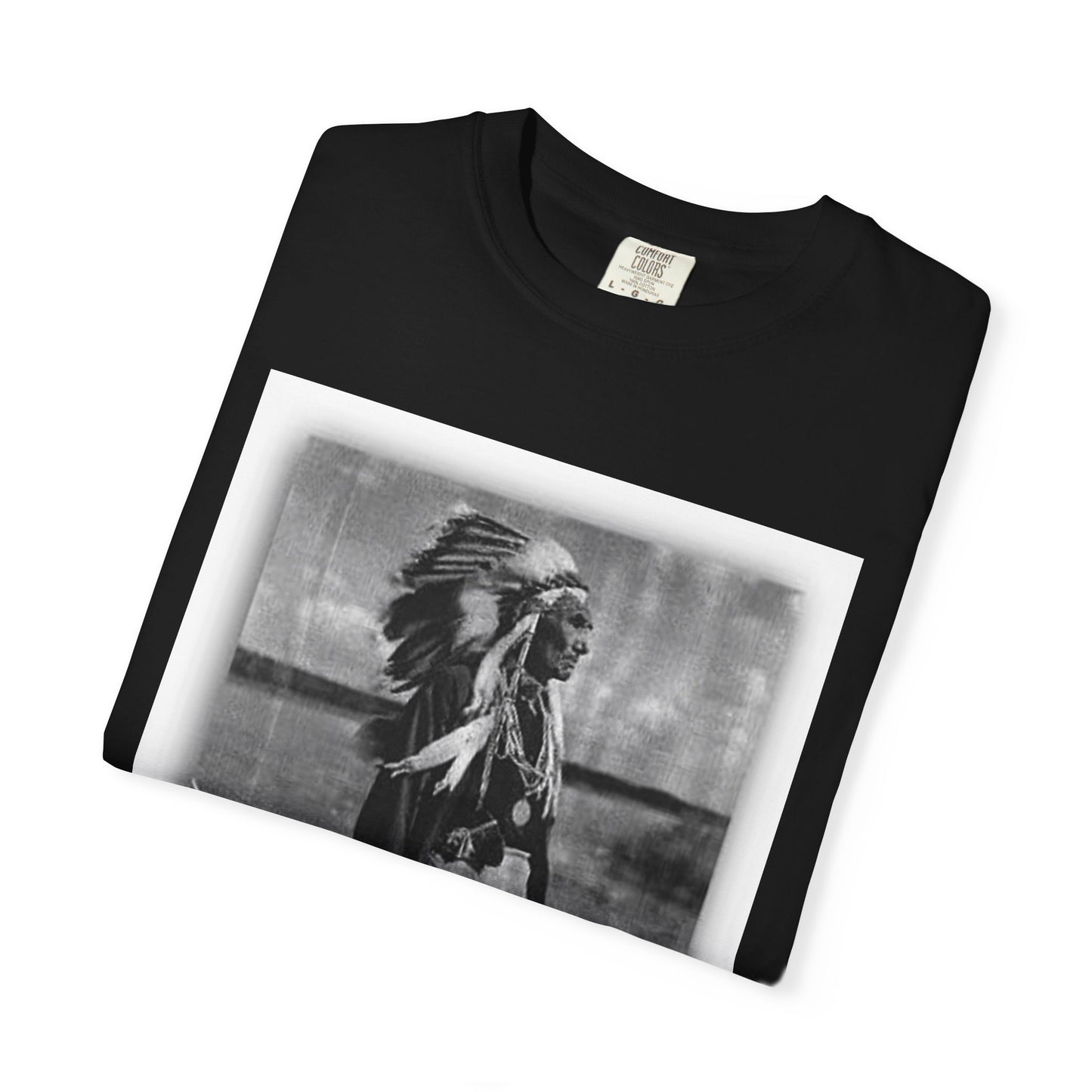 Vintage Native American Tee - Unisex Garment-Dyed T-shirt for Spirit Days, Cultural Events, Heritage Celebrations, Eco-Friendly Fashion,