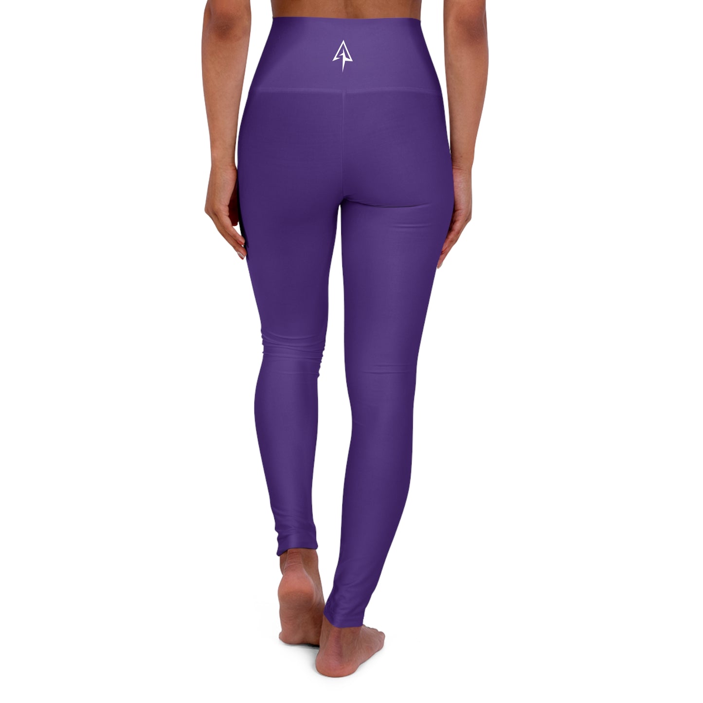 Royal Purple High Waisted Yoga Leggings - Purple, Comfortable Activewear, Fitness Pants, Ideal for Gym, Yoga, and Weekend Brunch