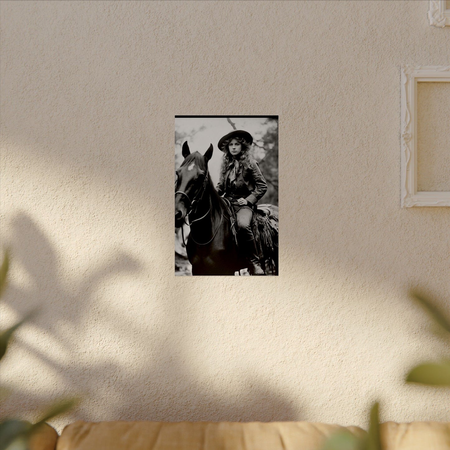 Legacy In Leather & Stone– Western Textured Watercolor Matte Posters